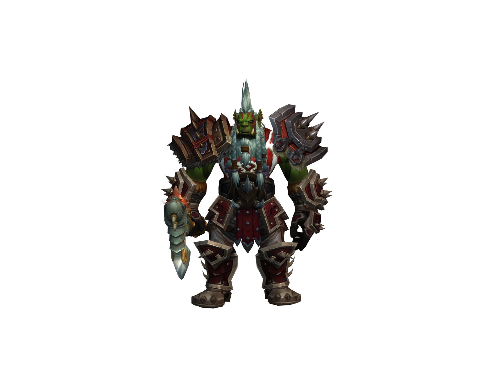 Громрорк 3D character render