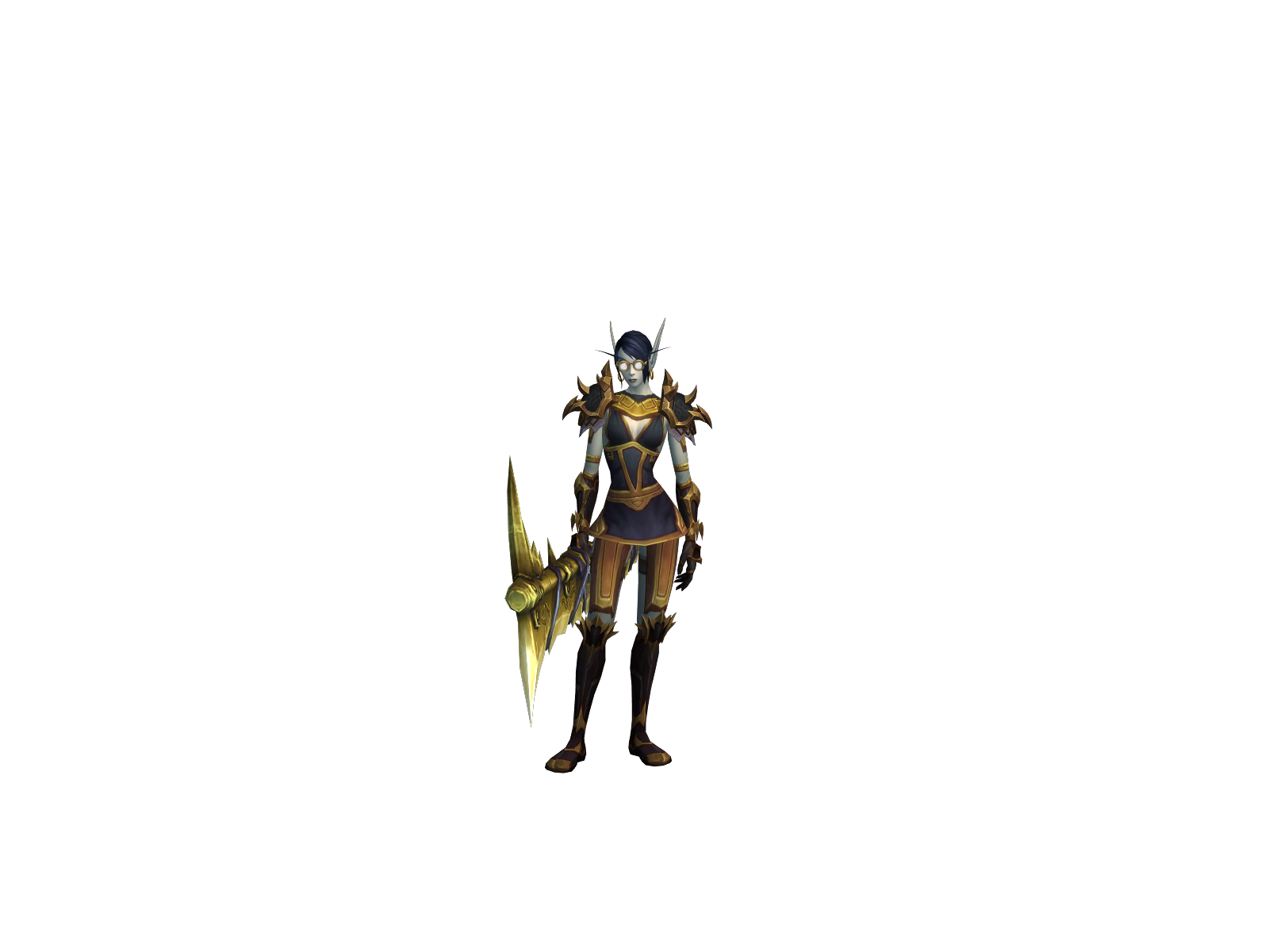 Даяпаладин 3D character render