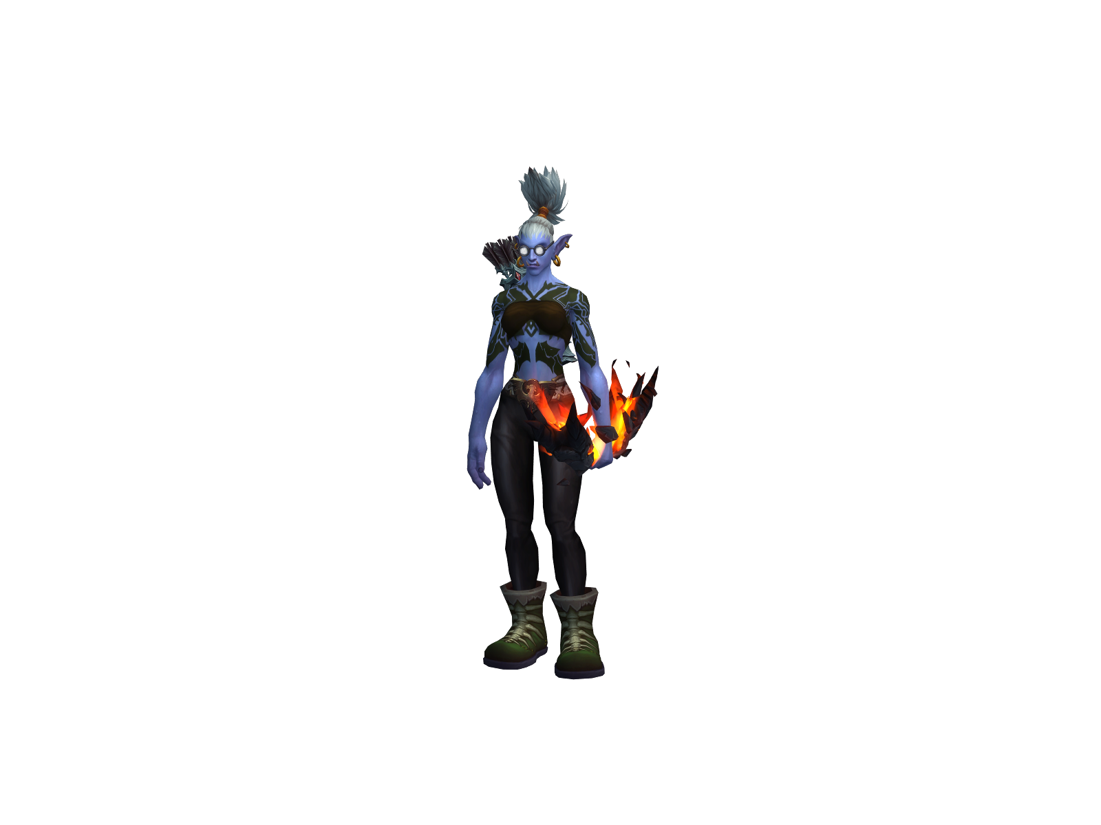 Блэкмеса 3D character render