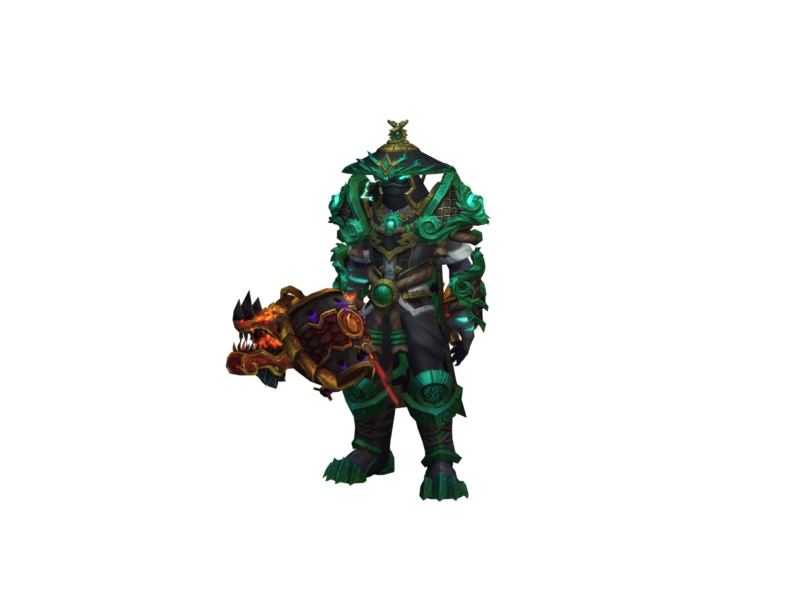 норгуль 3D character render