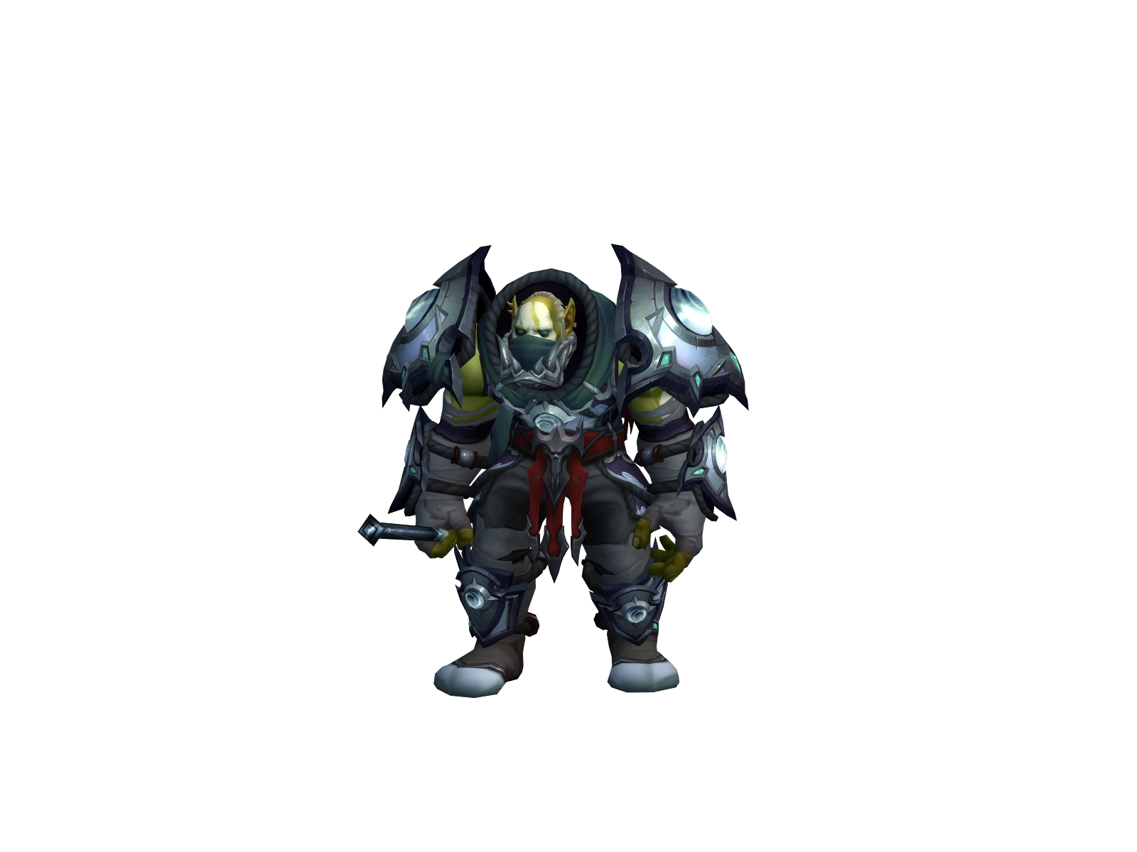 халльмонк 3D character render