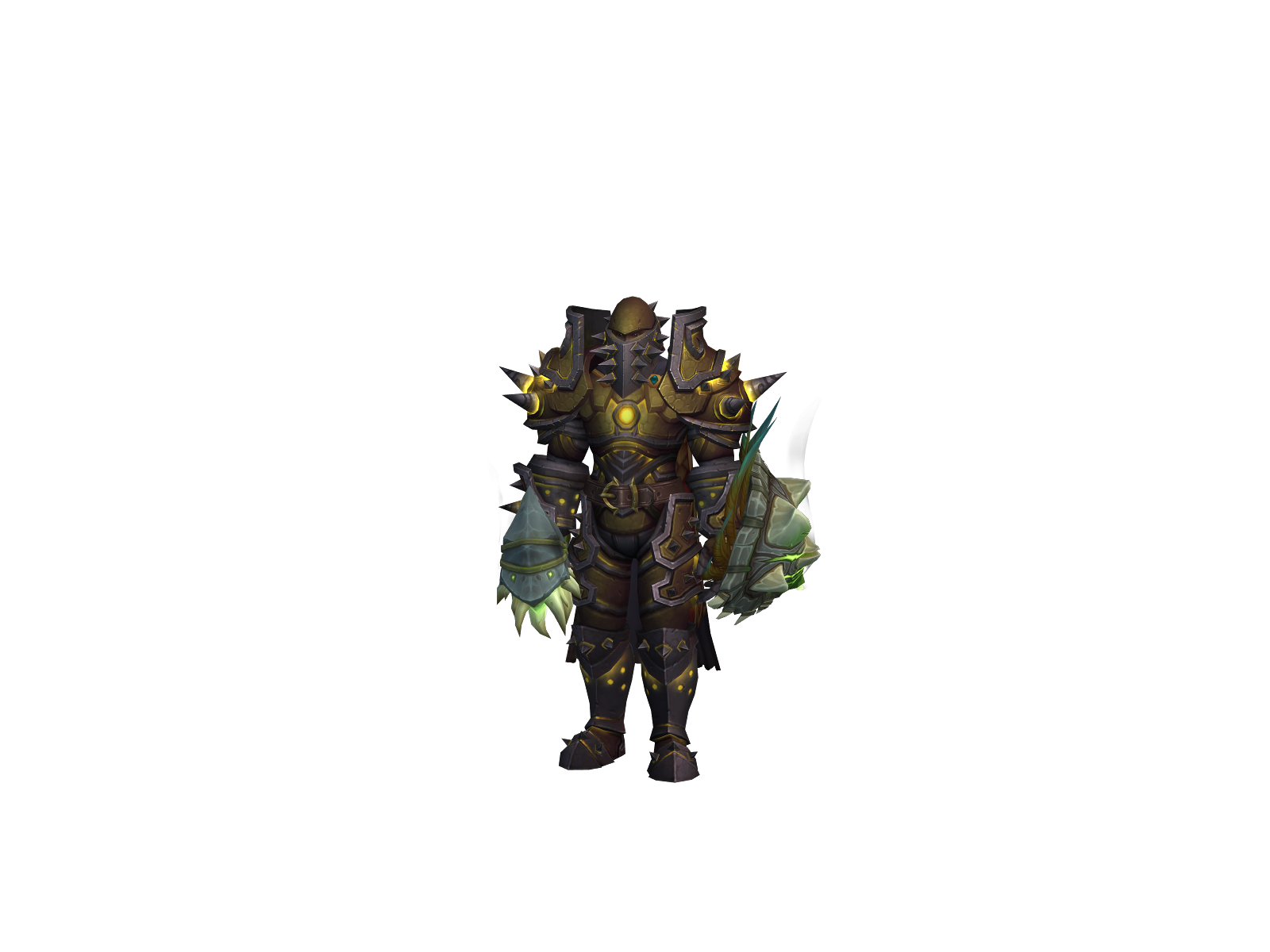 Мандарез 3D character render