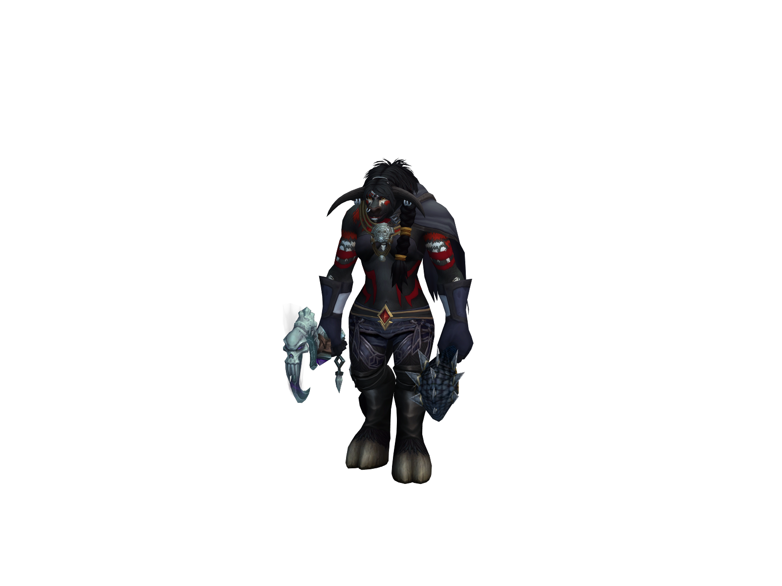 Бычуха 3D character render