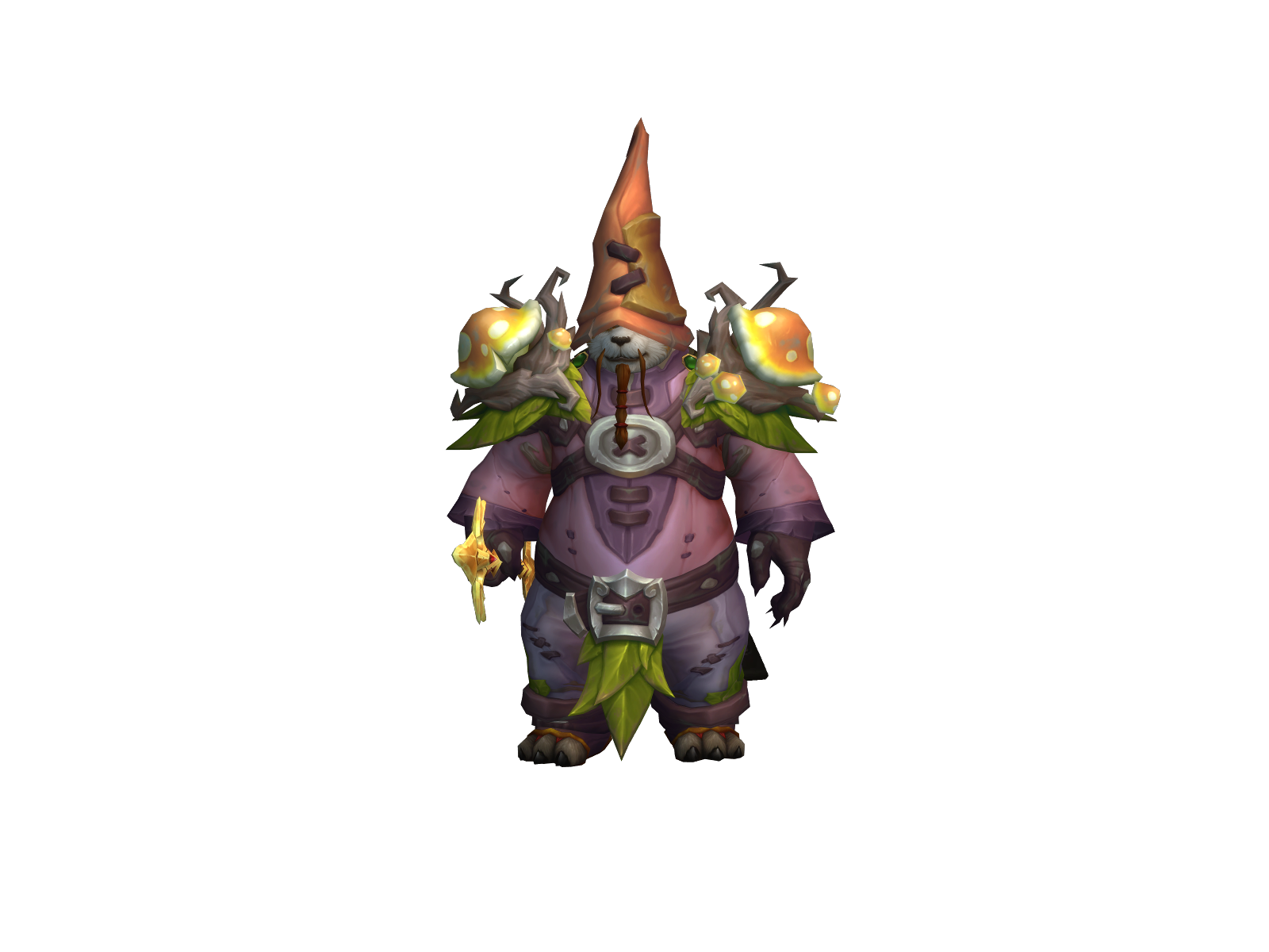 Шаоляняма 3D character render