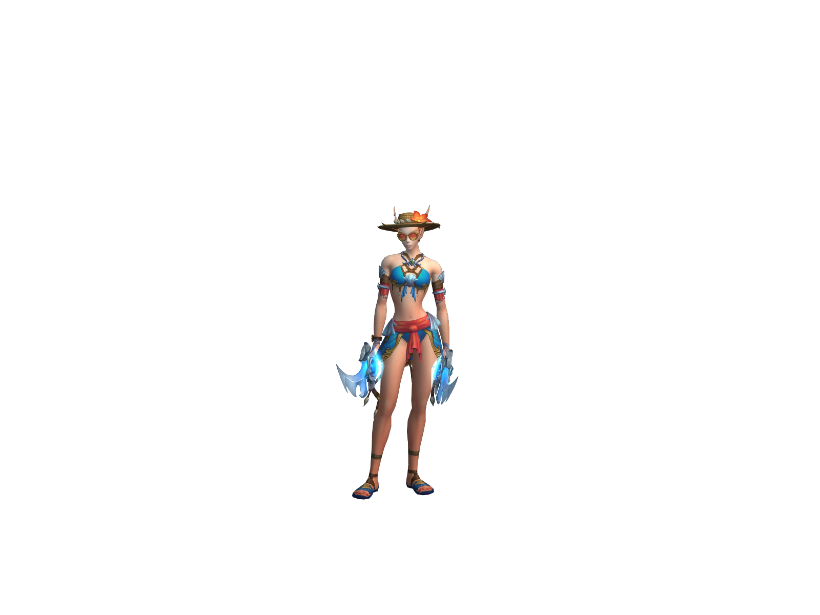 Нэйнси 3D character render