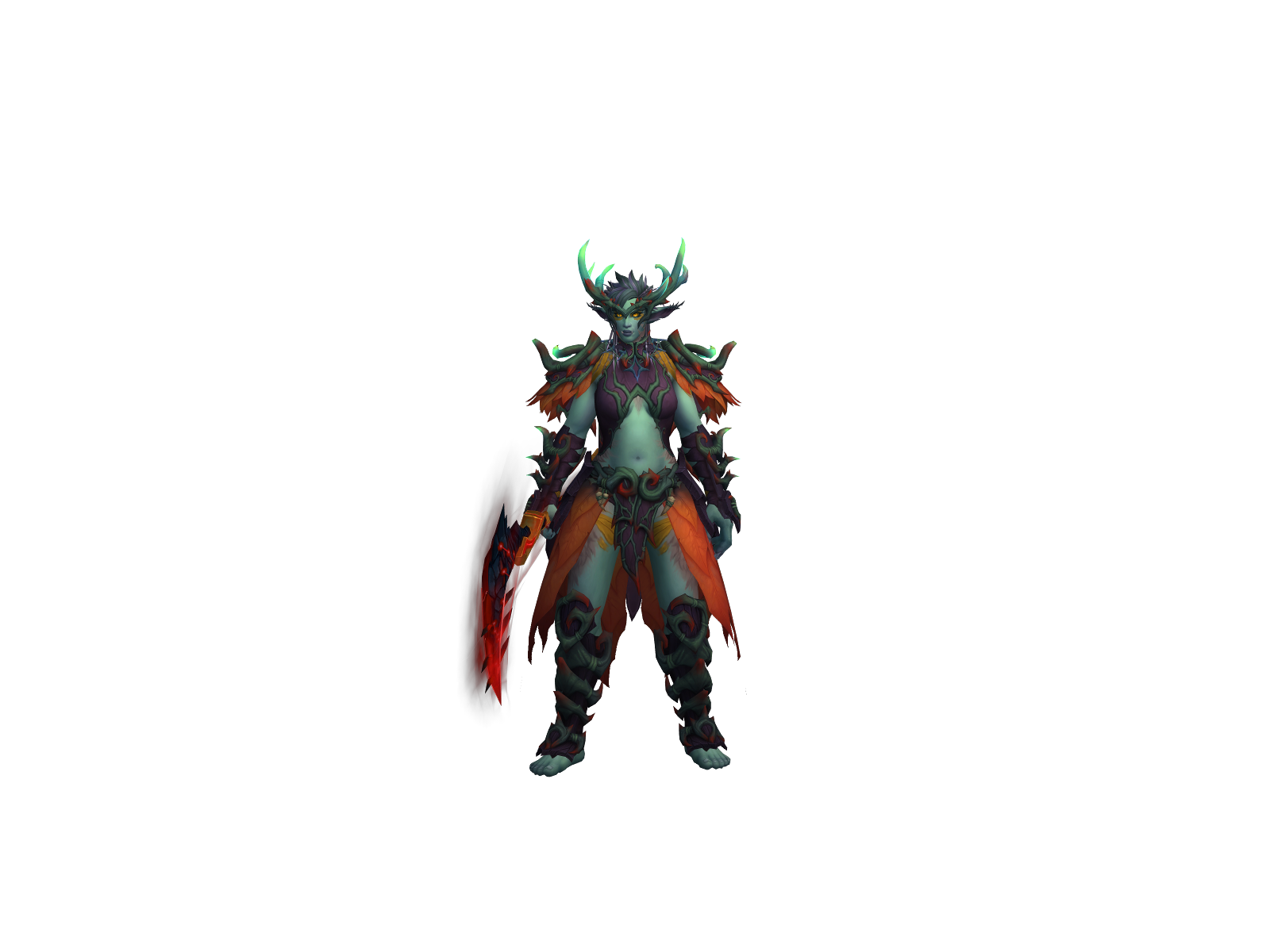 Илая 3D character render