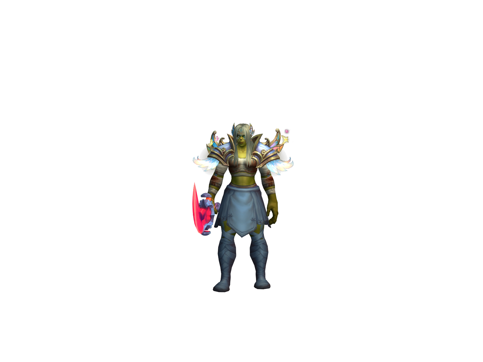 Бегиал 3D character render