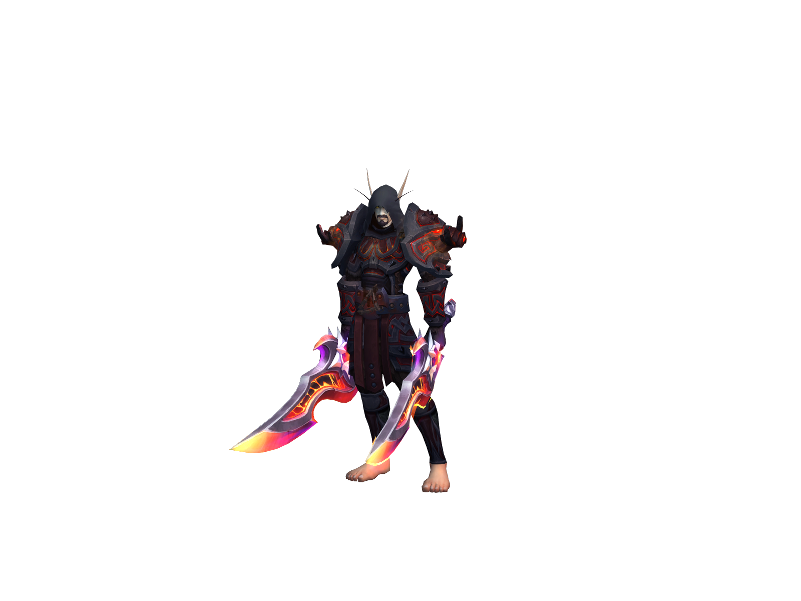 Убуясики 3D character render