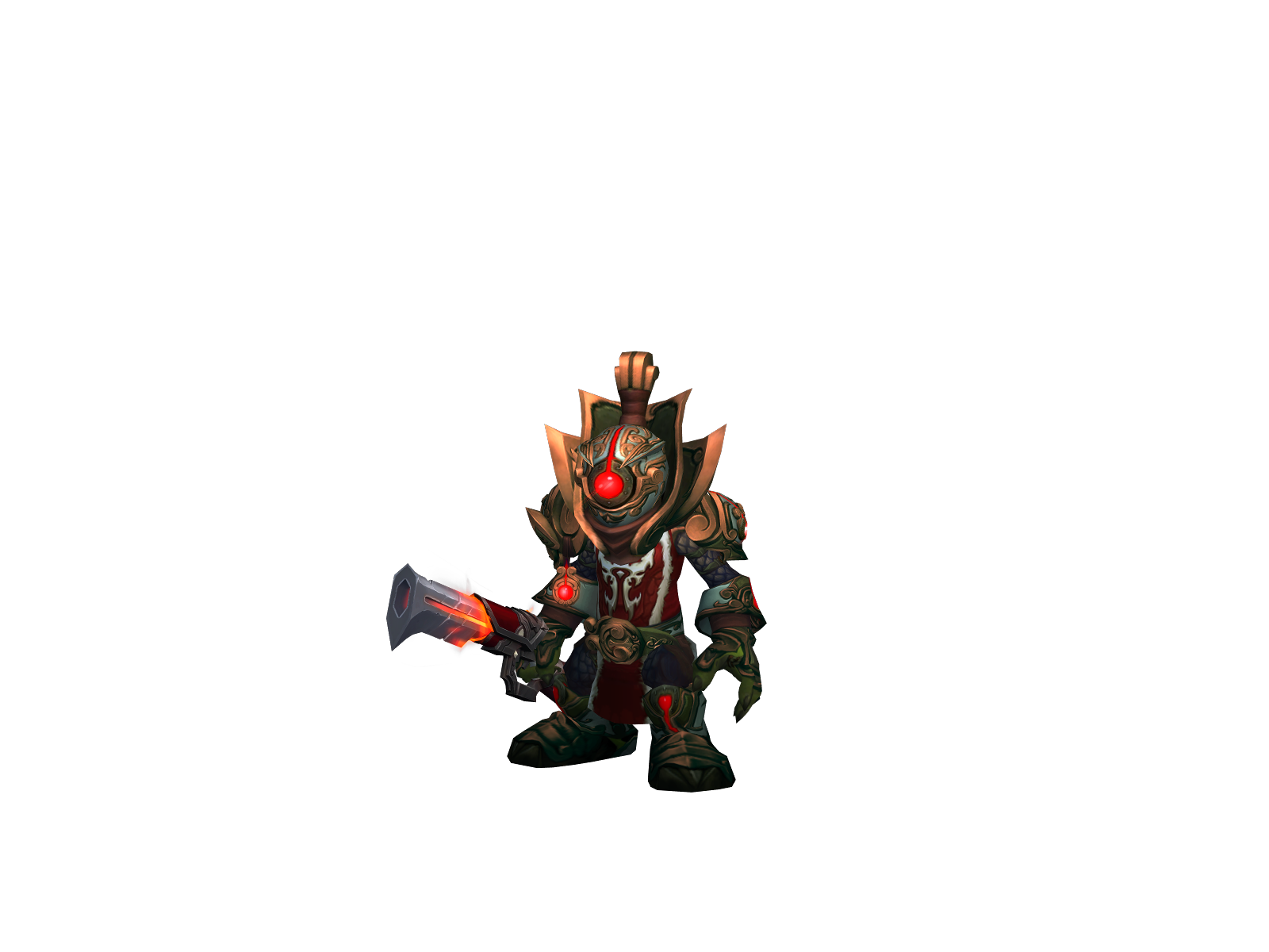 Късо 3D character render