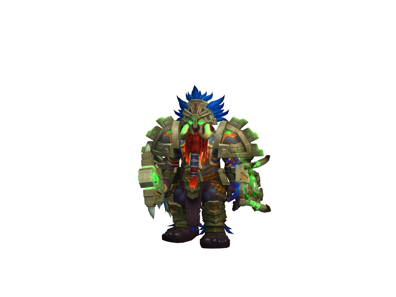 Авиодворф 3D character render