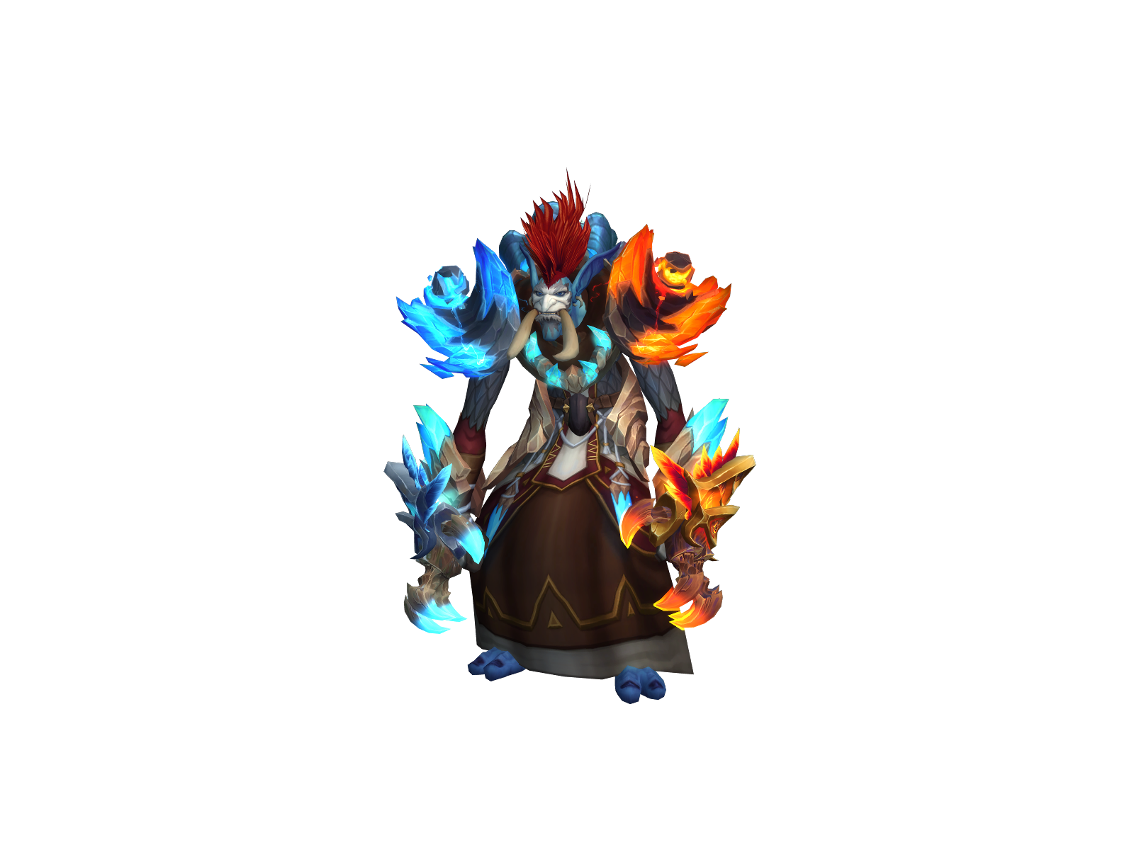 Аксирга 3D character render