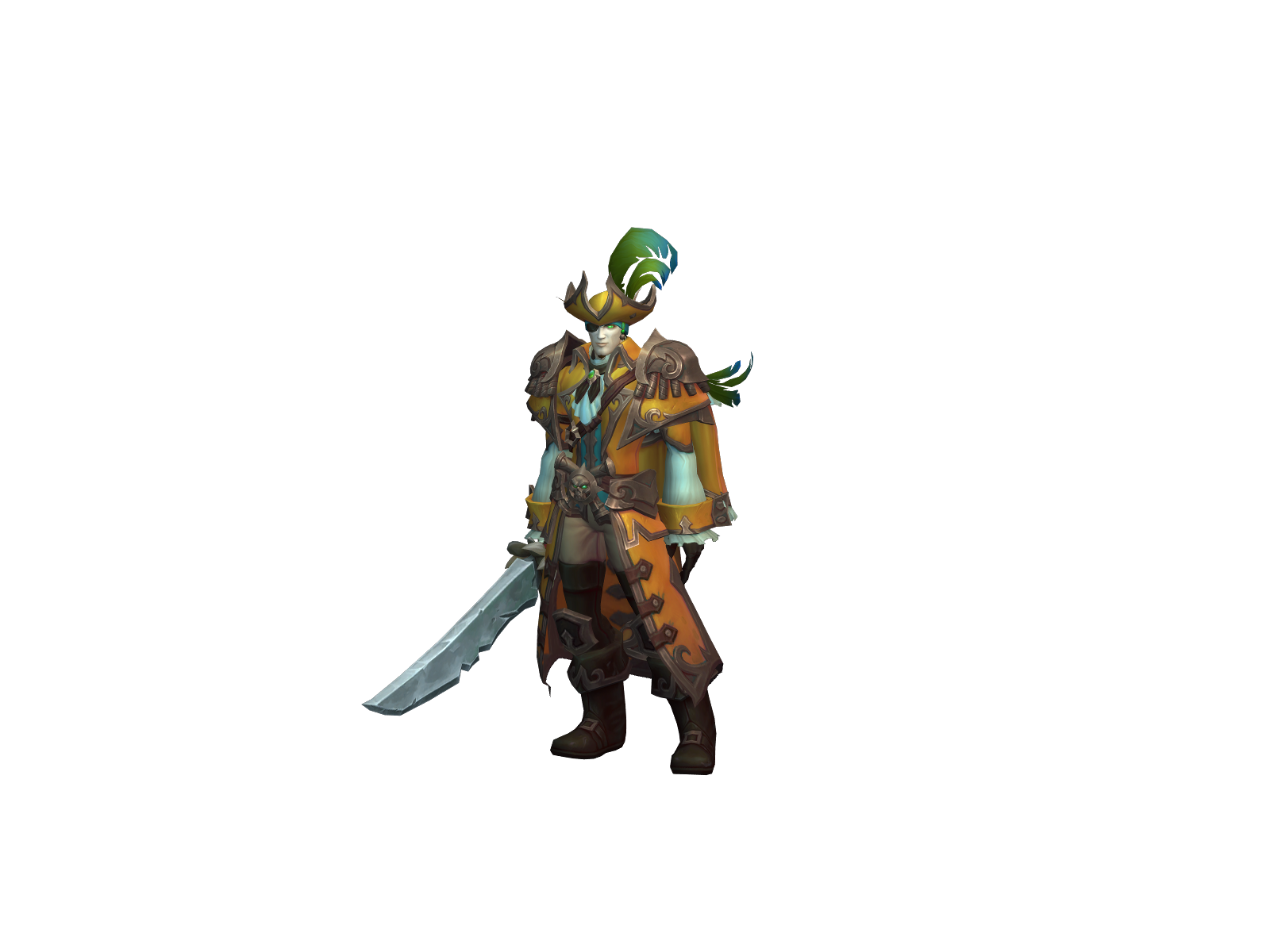 Кхалбрутал 3D character render