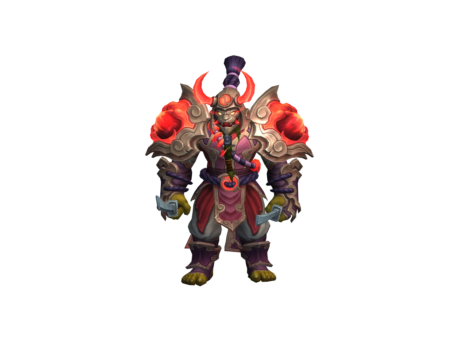 Экспломонк 3D character render
