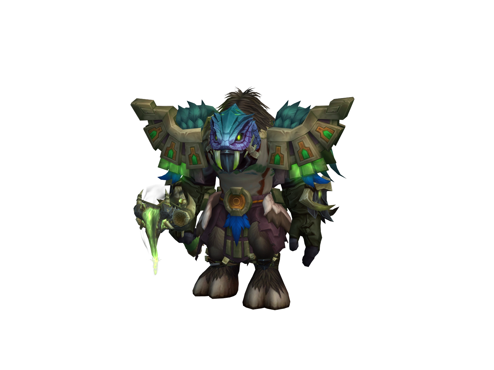 Эльбако 3D character render