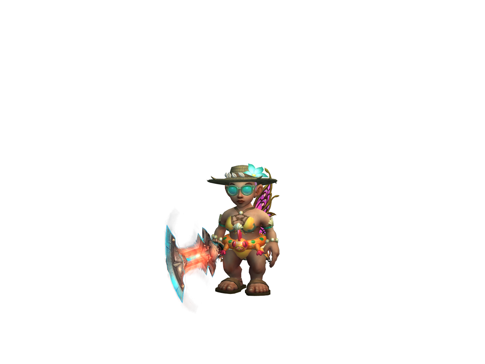 Cudiy 3D character render