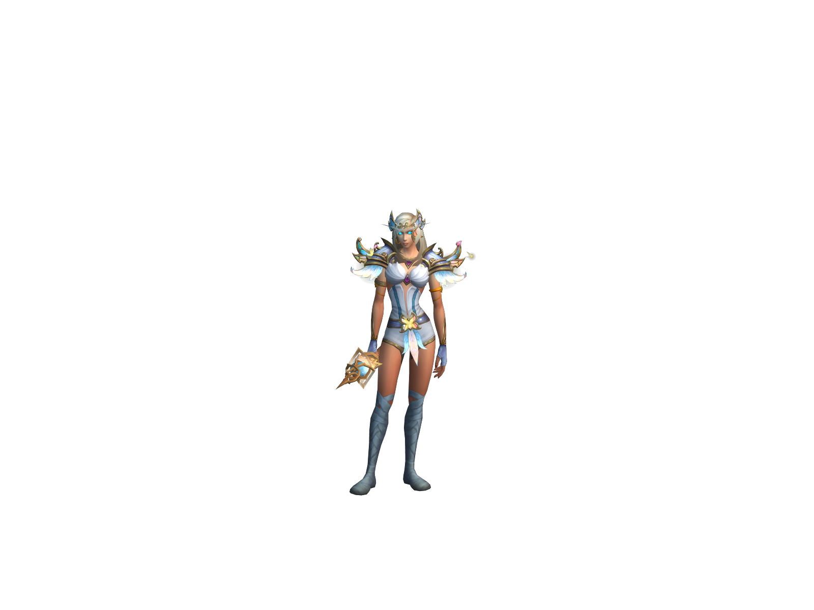 Mîyukî 3D character render