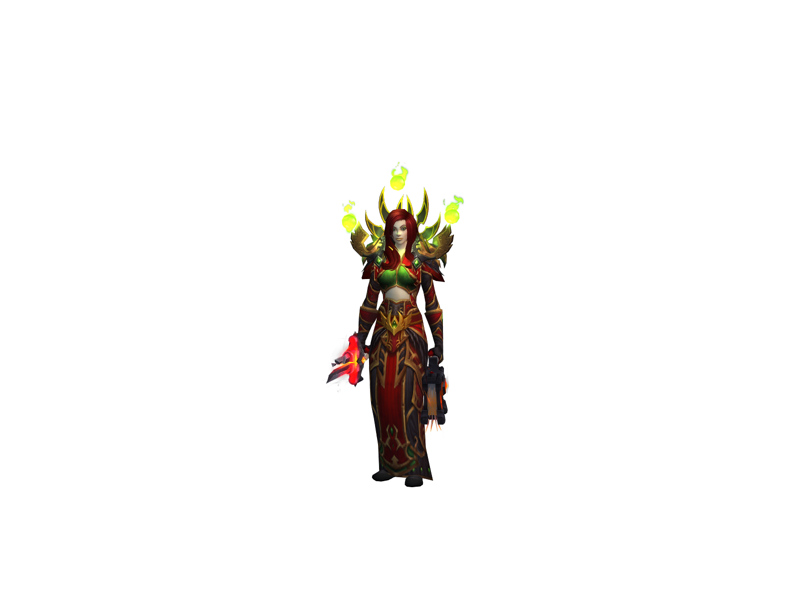 Frozenflare 3D character render