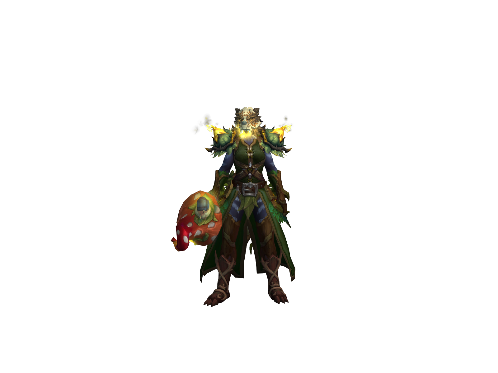 Toutounar 3D character render