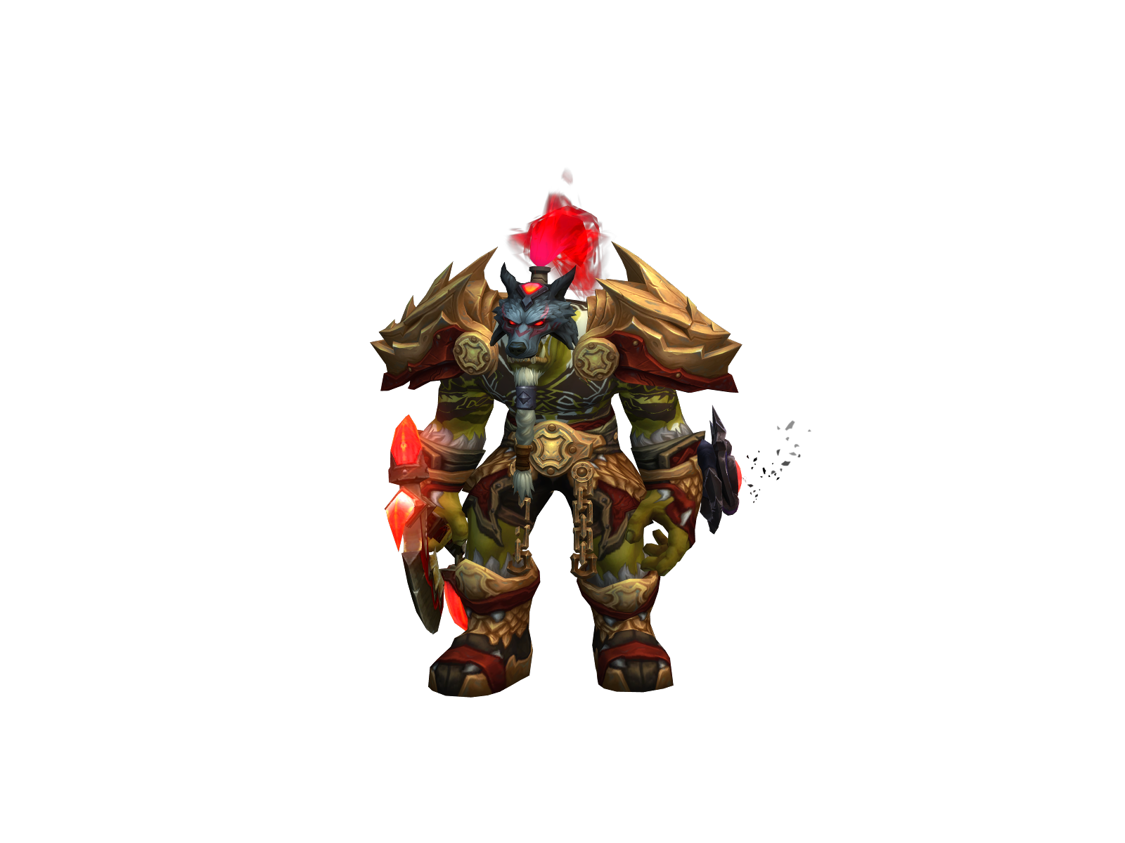 Shamlébrise 3D character render