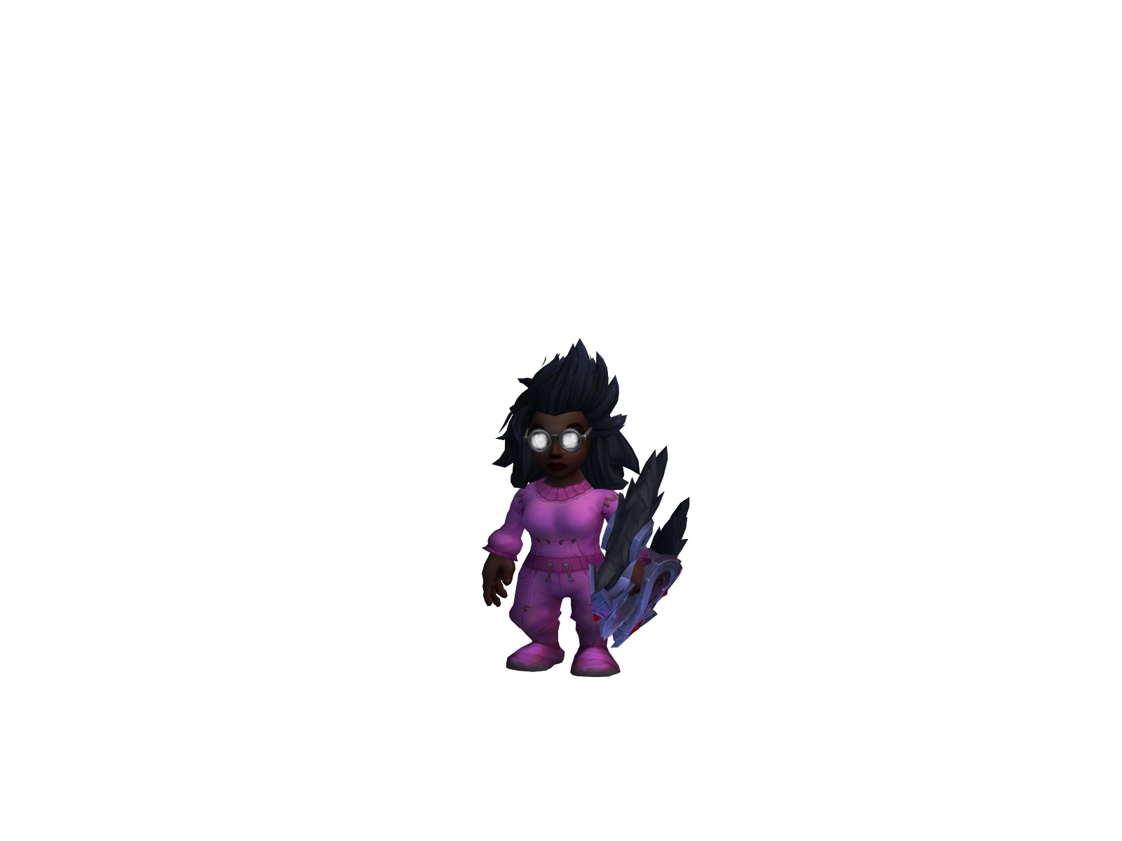 Mytownette 3D character render