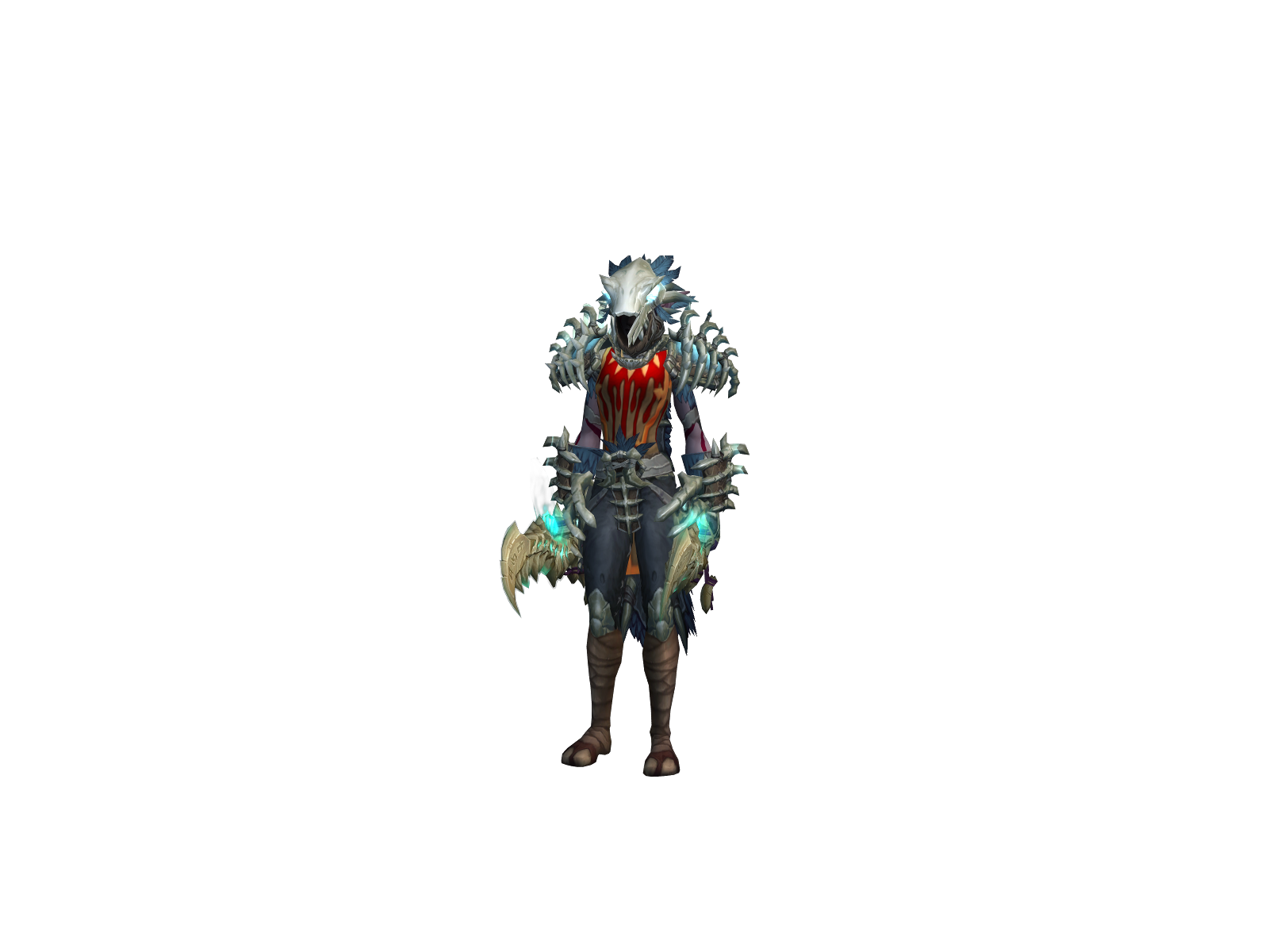 Mílùjitex 3D character render