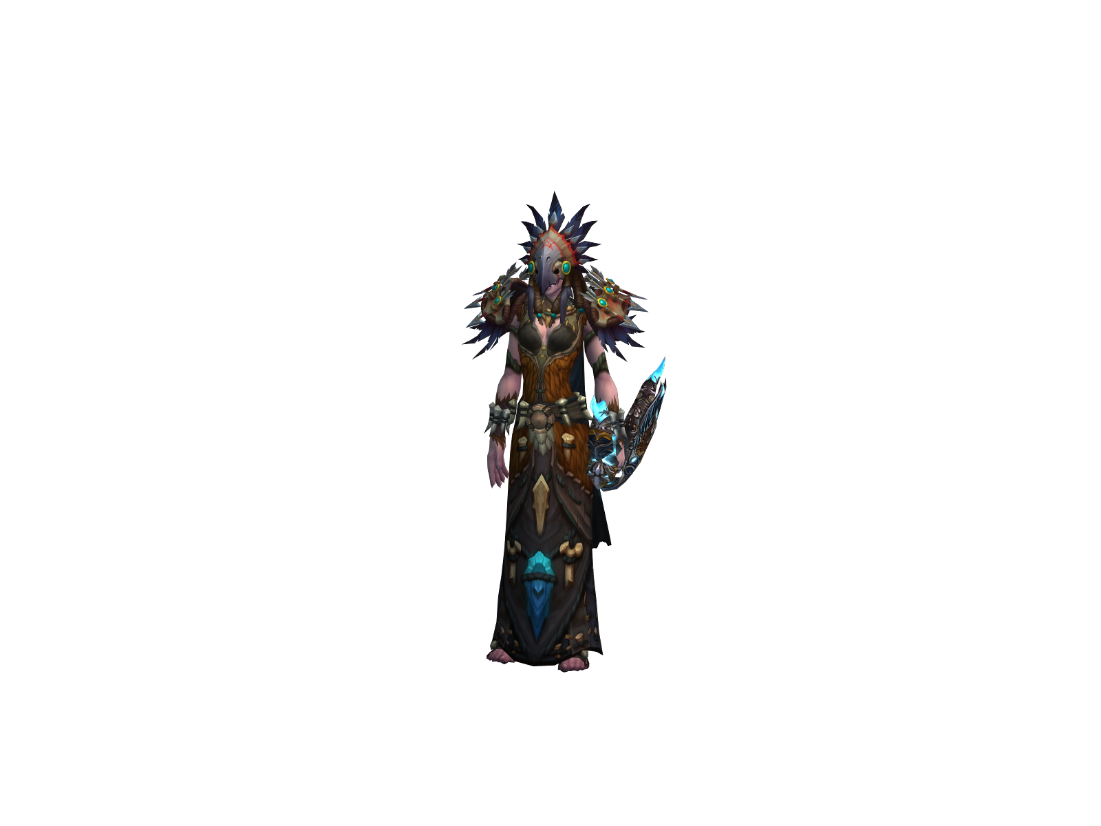 Elourni 3D character render