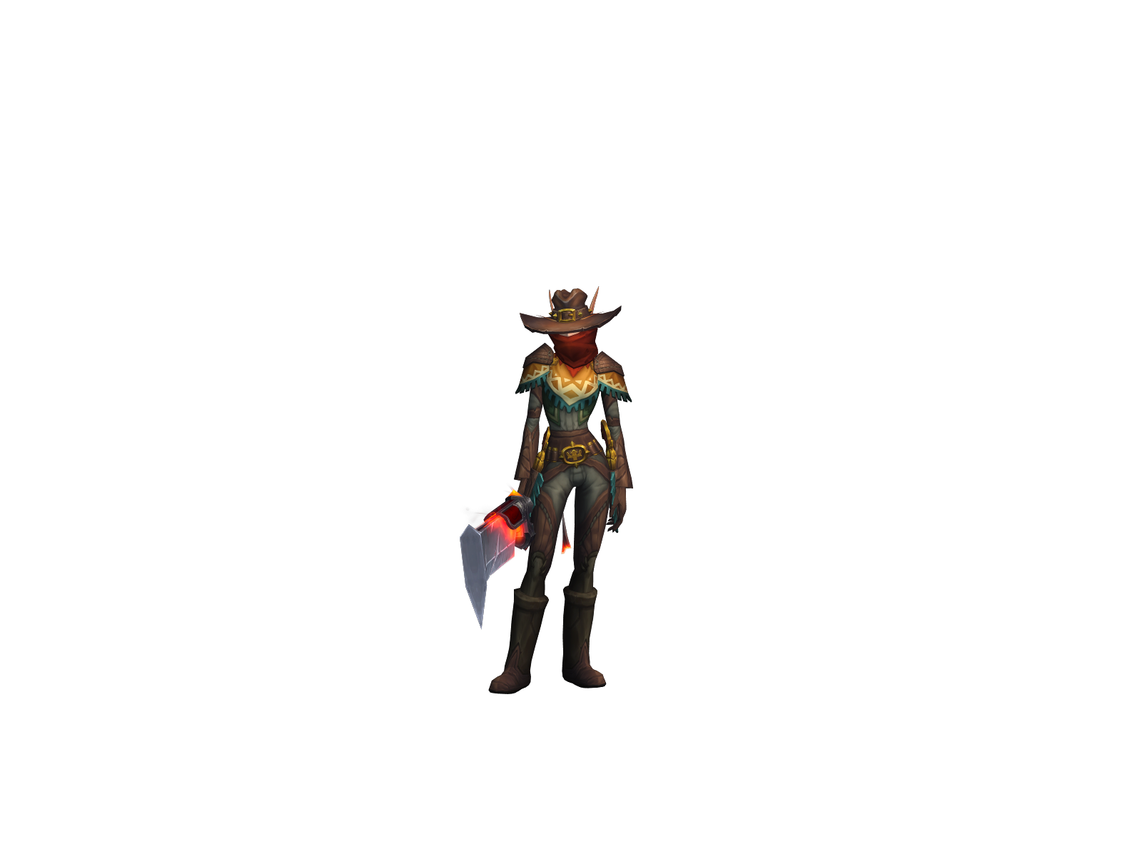Geörgette 3D character render