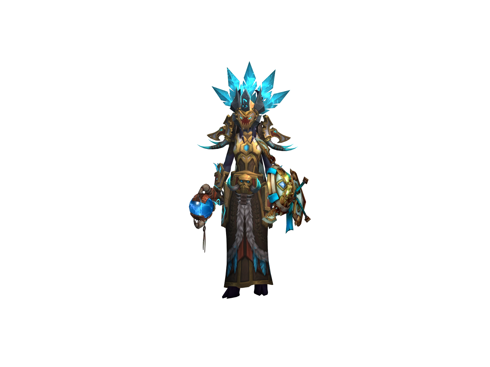 Gilgamesh 3D character render