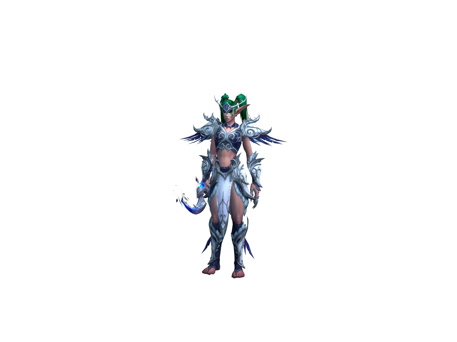 Malicouette 3D character render