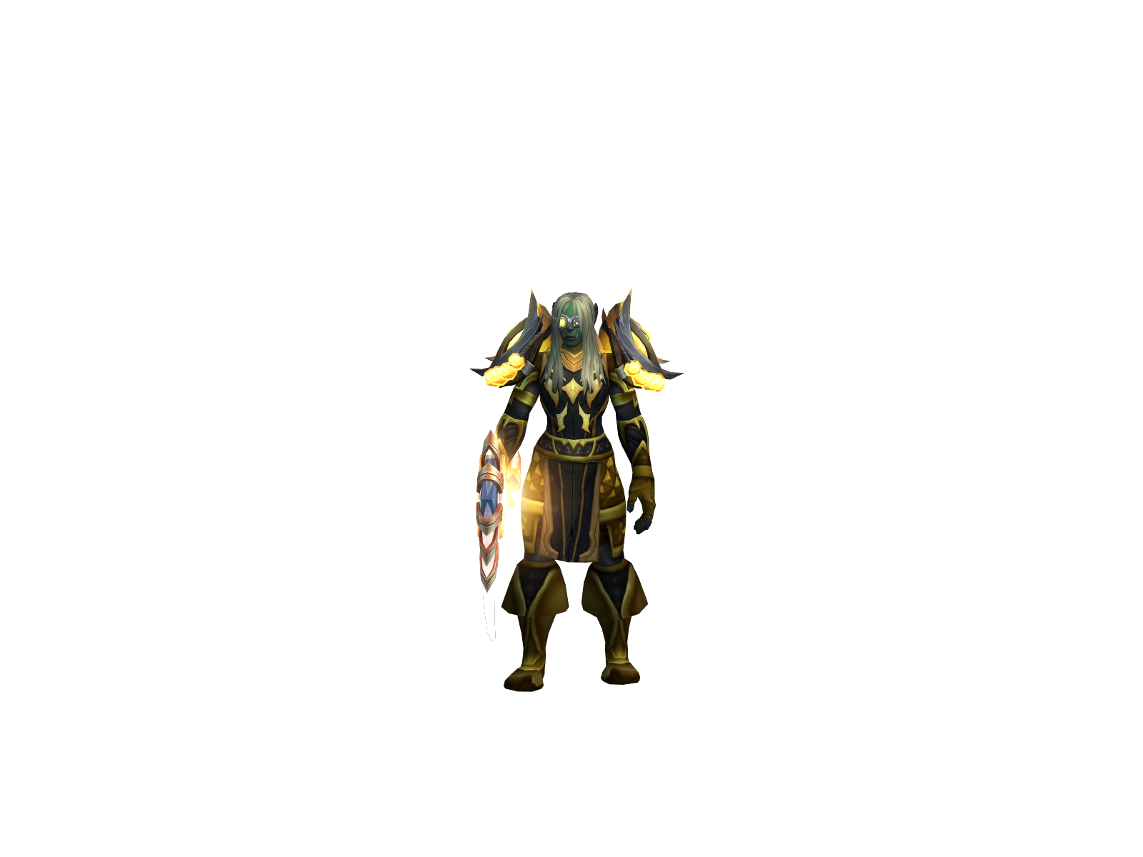Lazermønk 3D character render