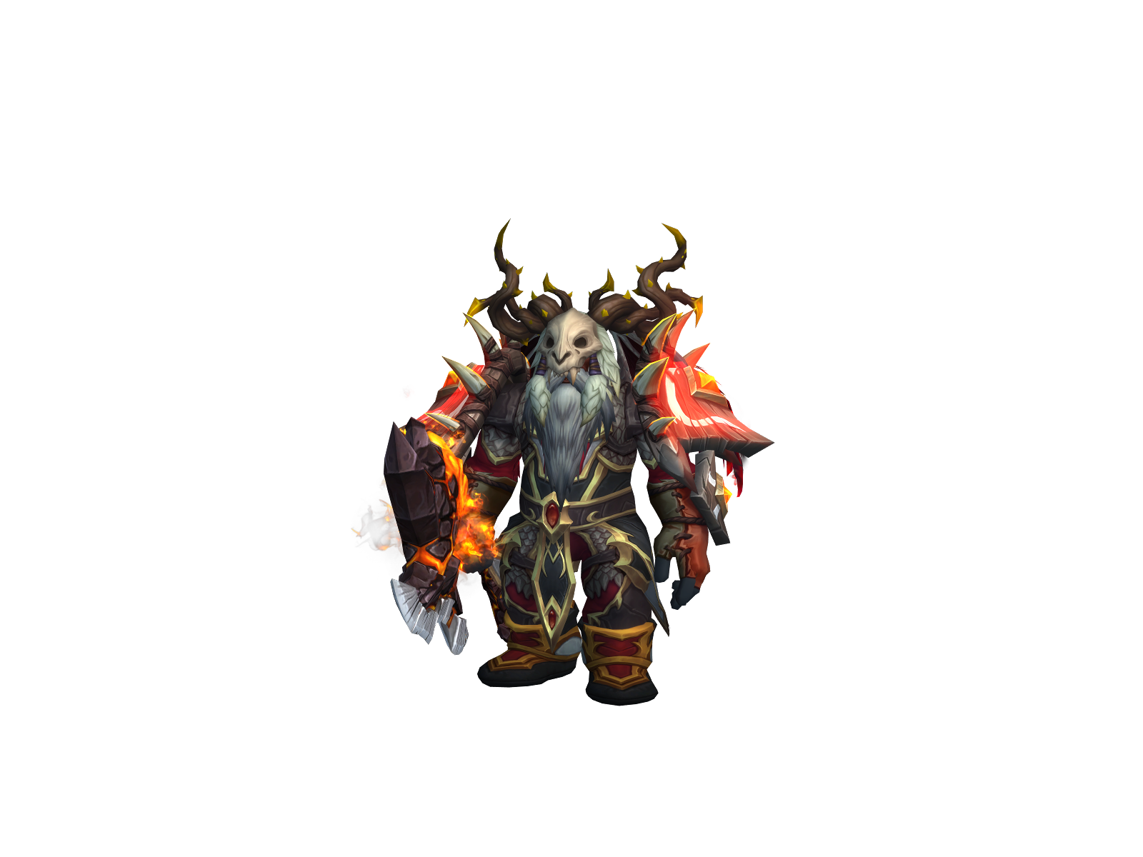 Nunflammable 3D character render