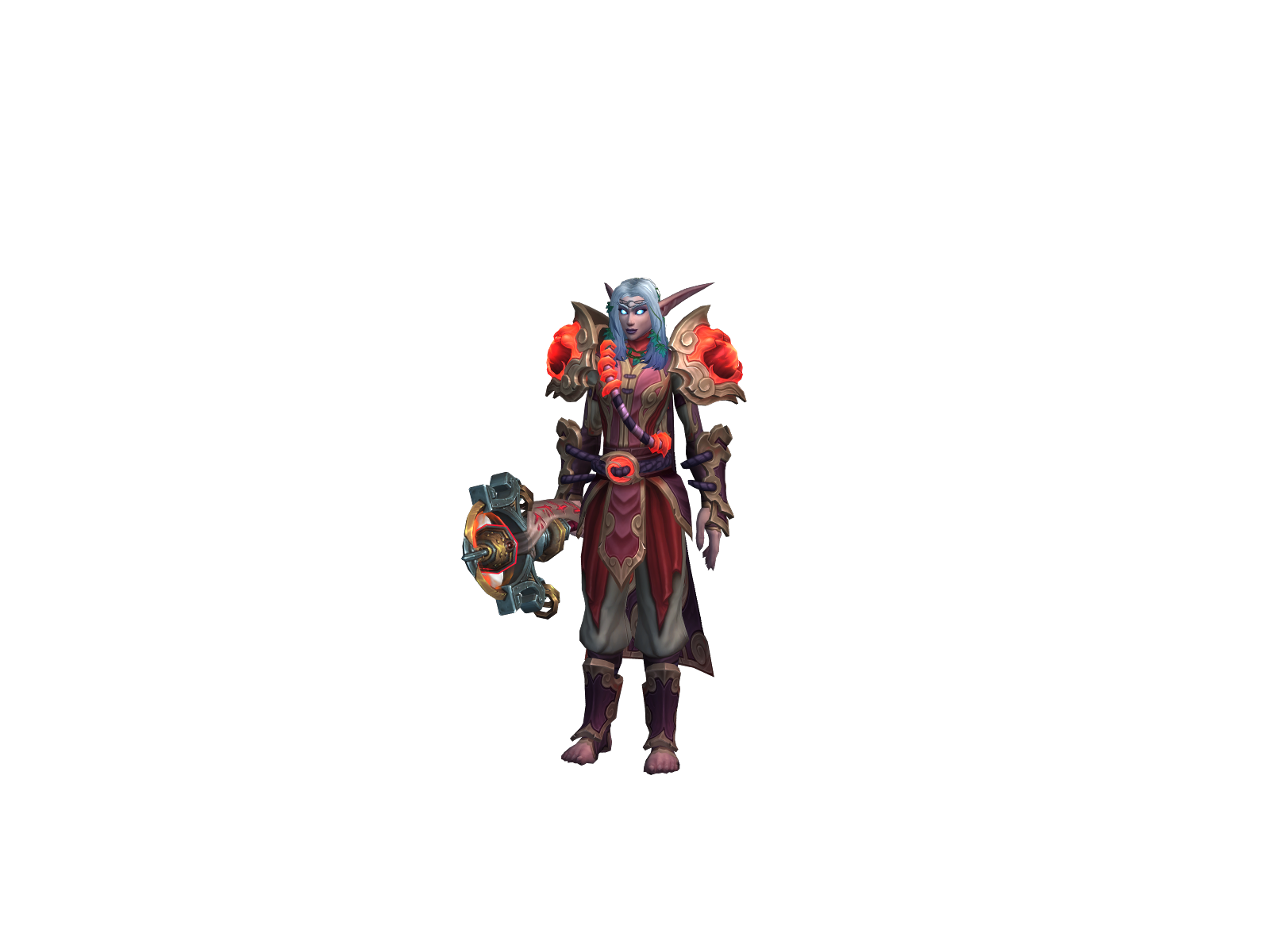 Ashavahishtà 3D character render