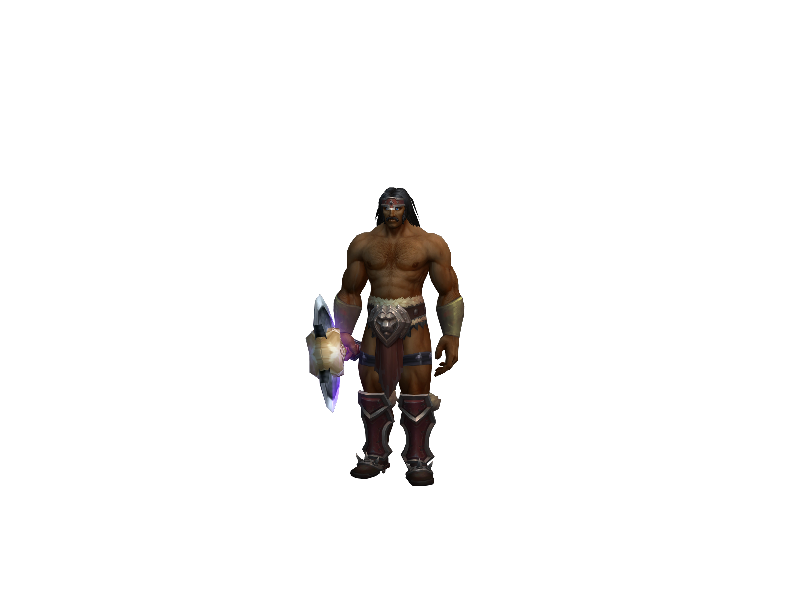 Cónan 3D character render
