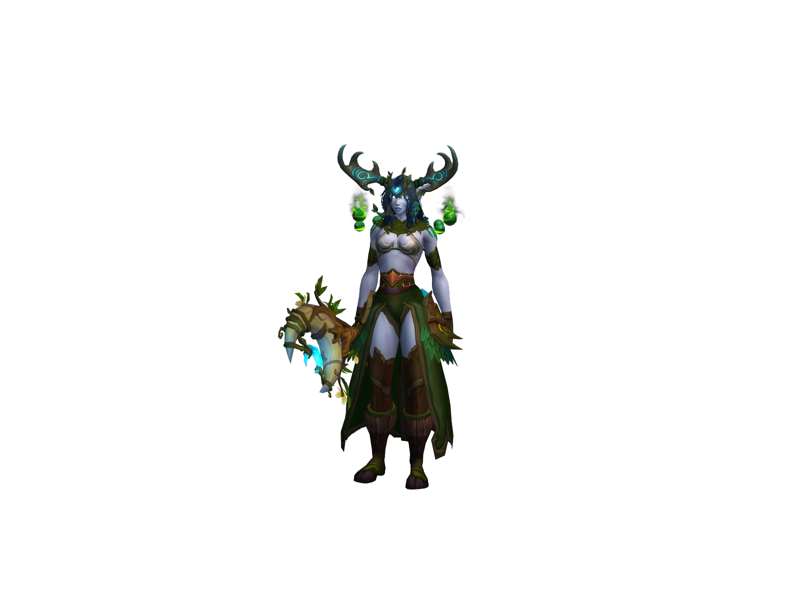 Sílaet 3D character render