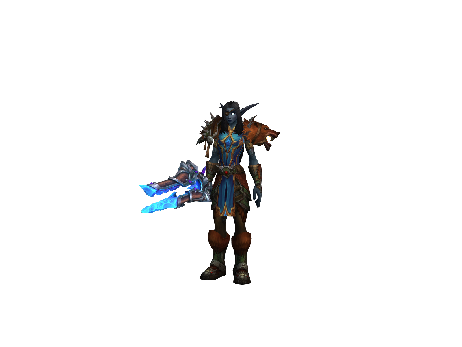 Allyka 3D character render
