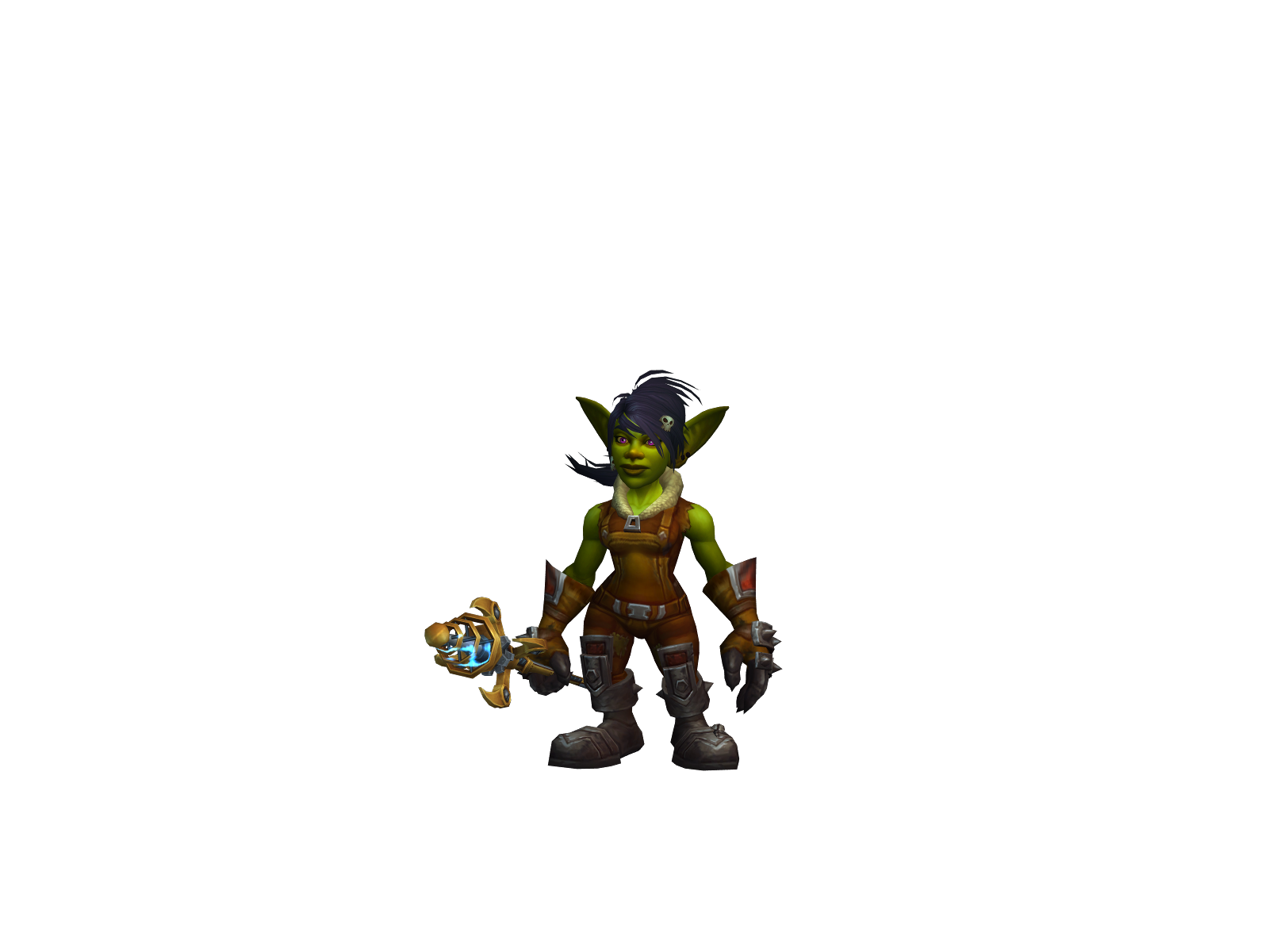 Daliéna 3D character render