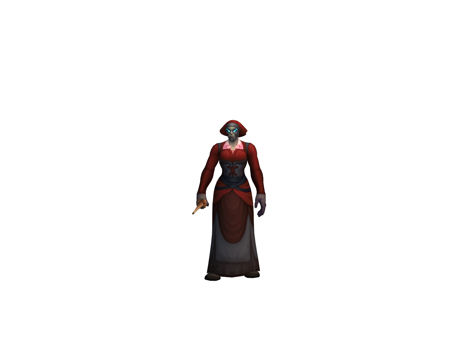 Brunylda 3D character render