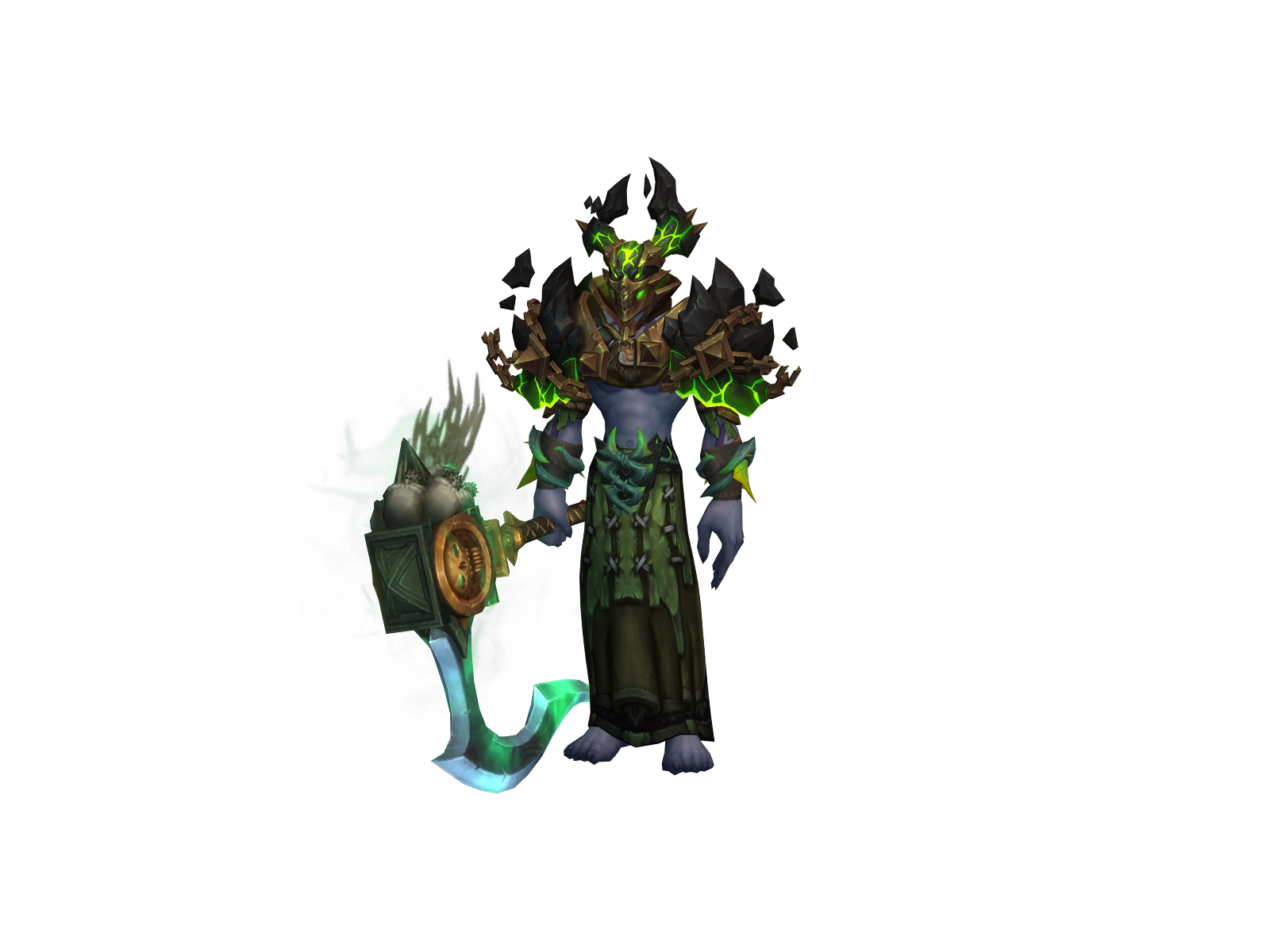 Demoffli 3D character render