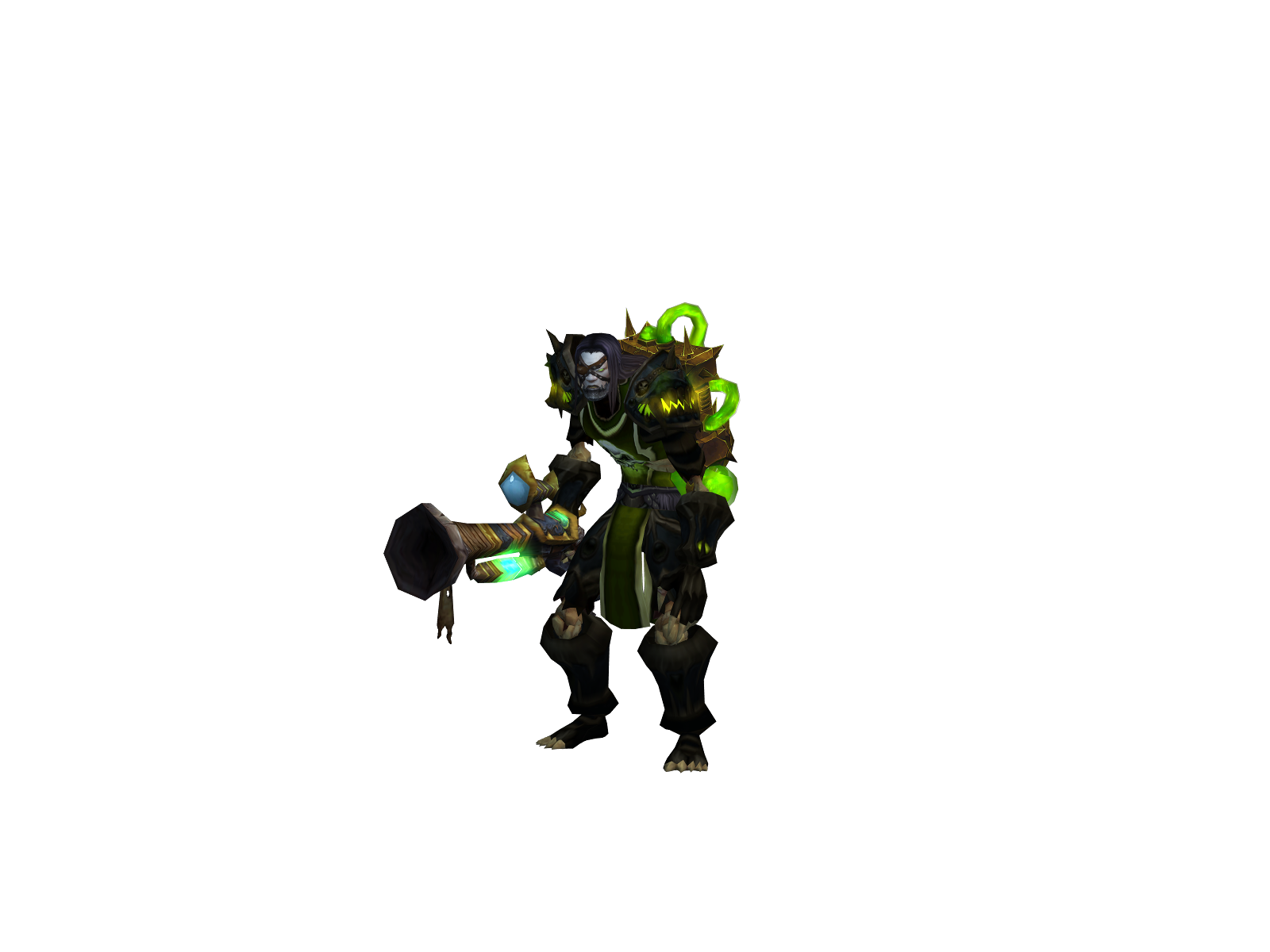 Plagueshot 3D character render