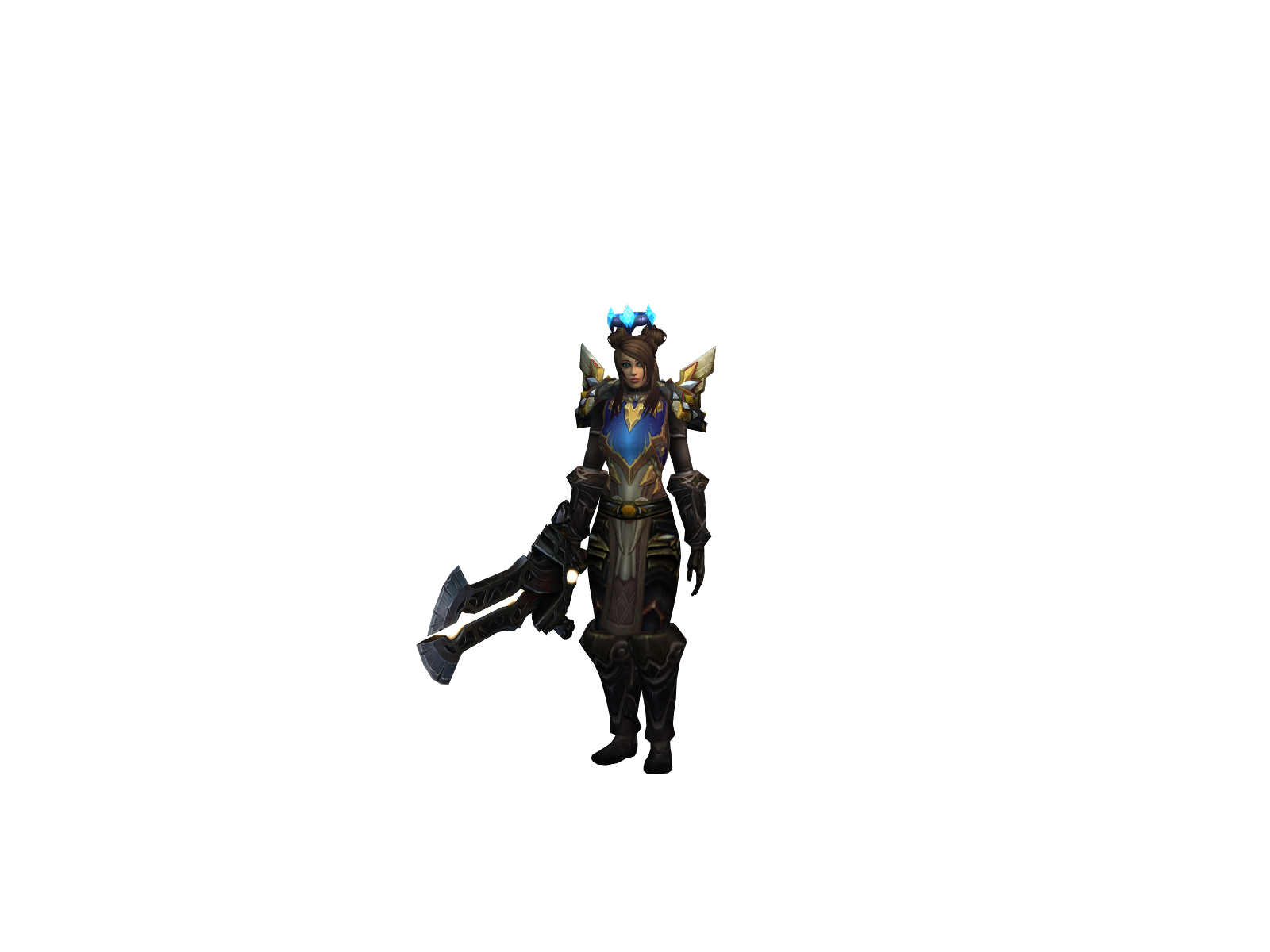 Sanctïa 3D character render