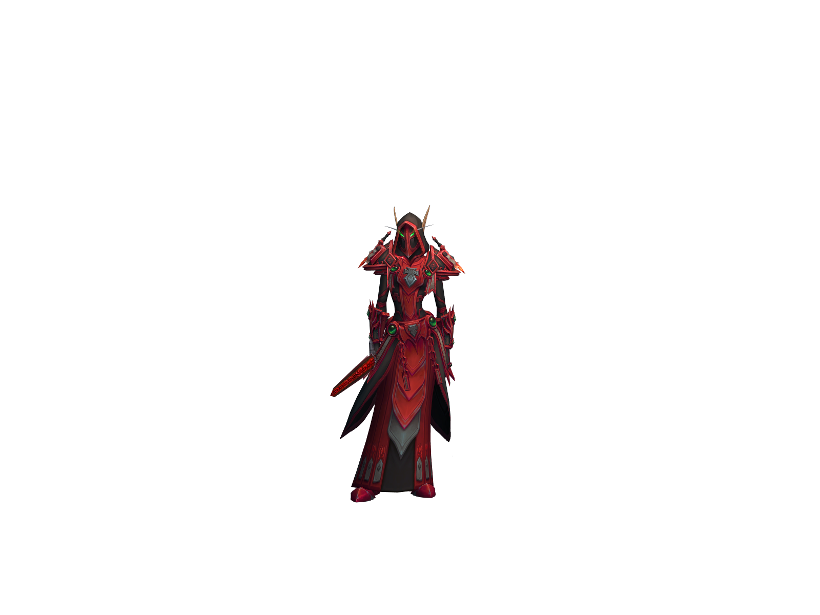 Waks 3D character render