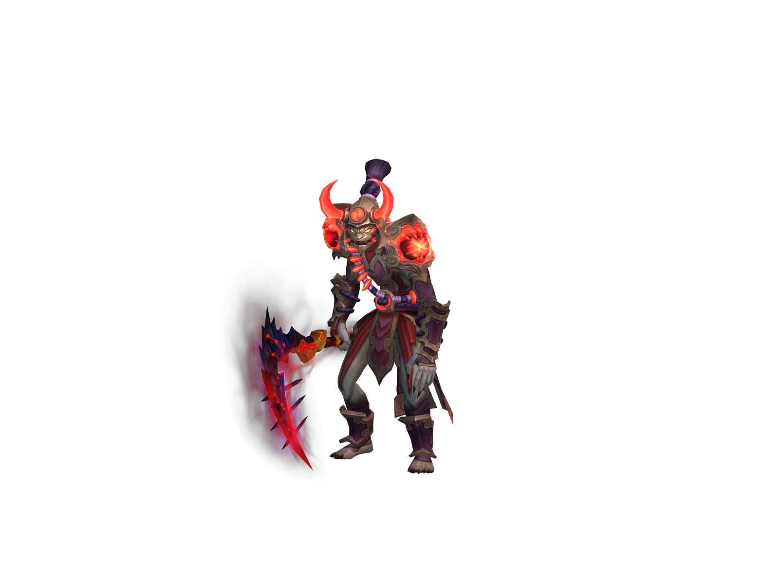 Tristesir 3D character render