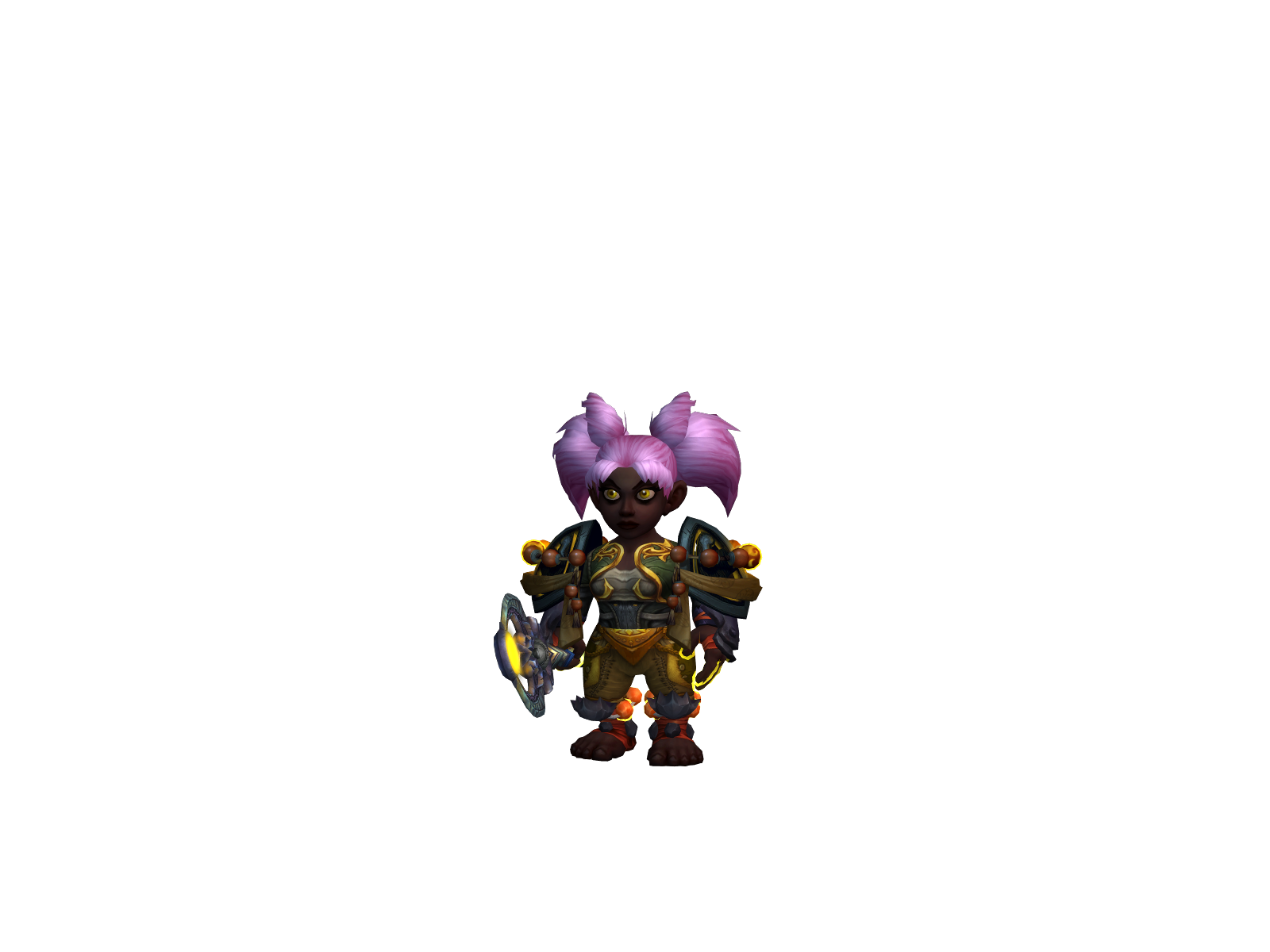 Méléxé 3D character render