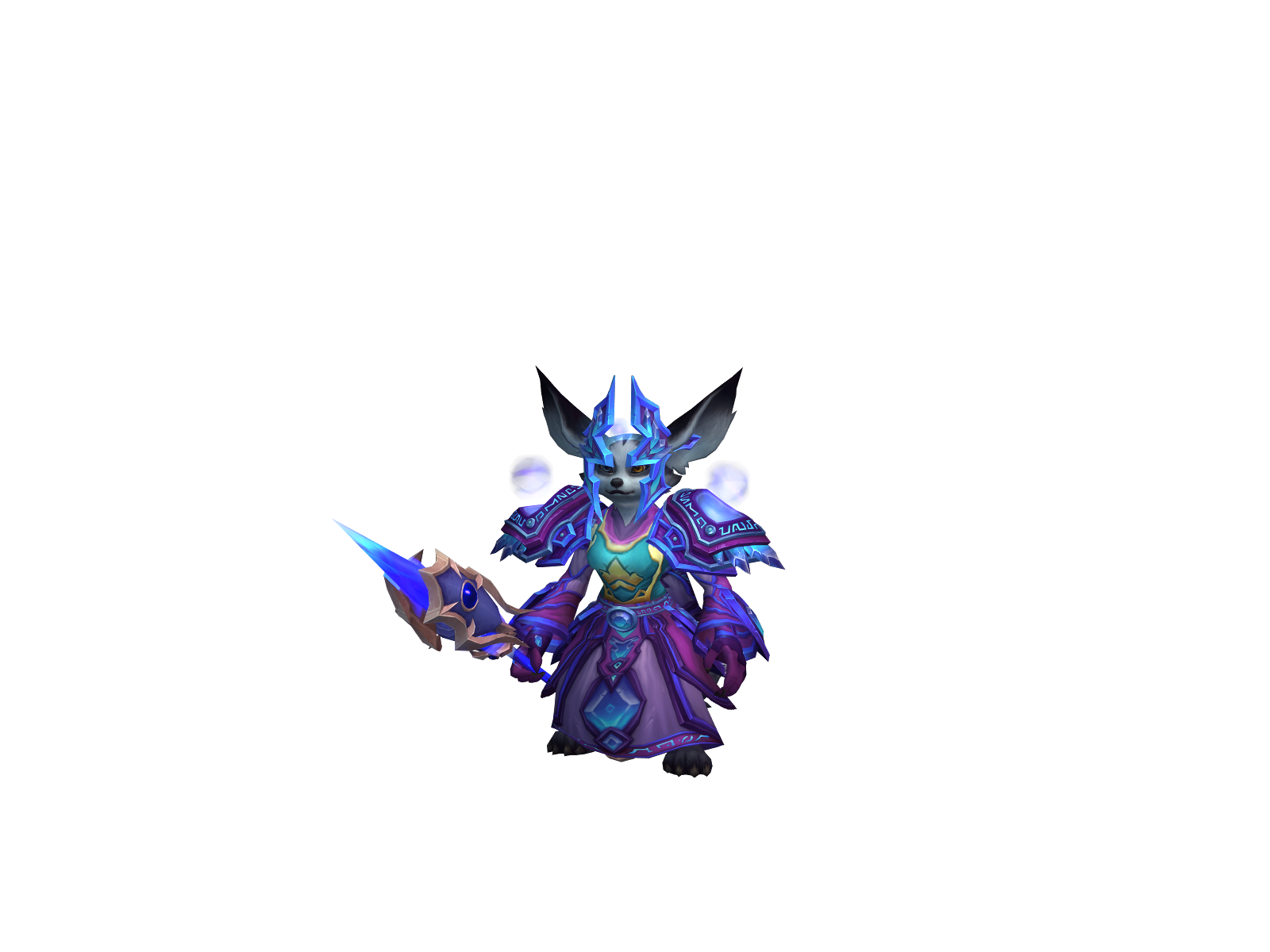 Philoména 3D character render