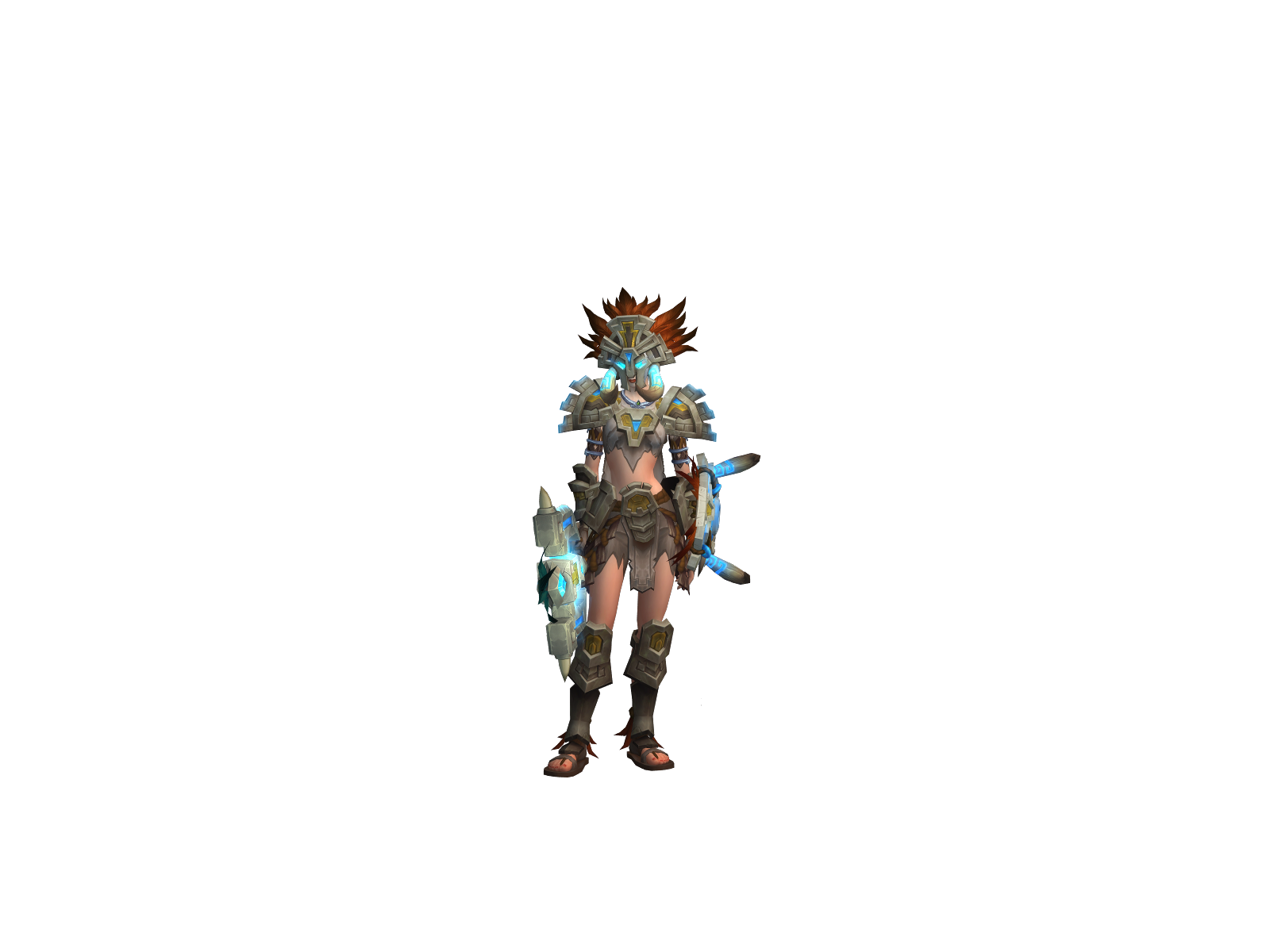 Alìst 3D character render