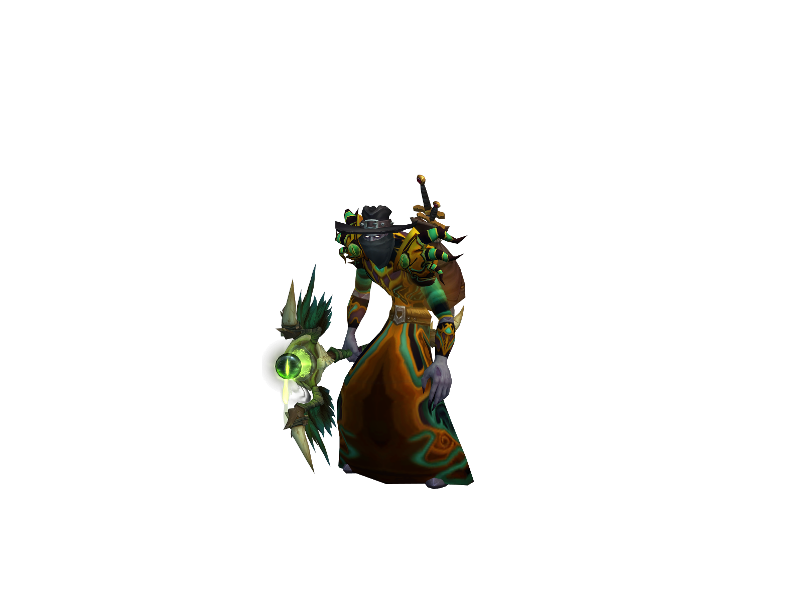 Ronkpriest 3D character render