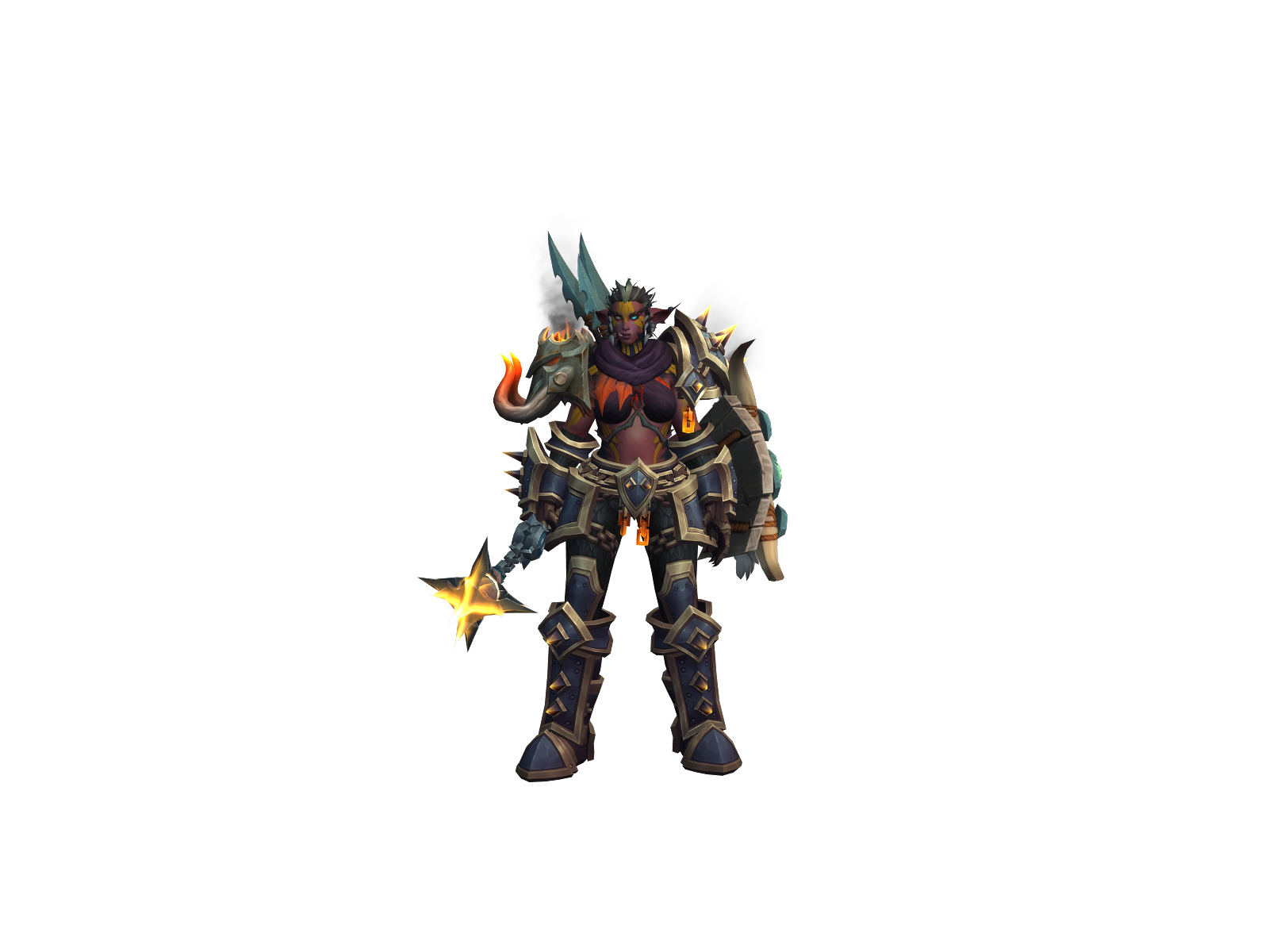 Kaelagi 3D character render