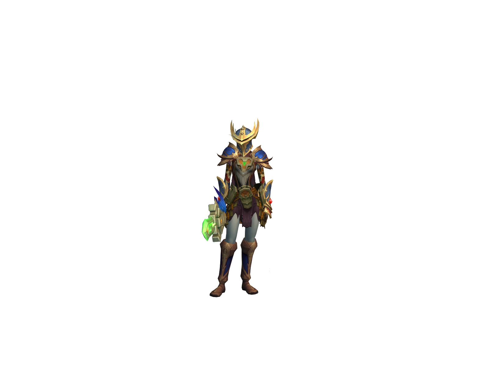 Sínístre 3D character render