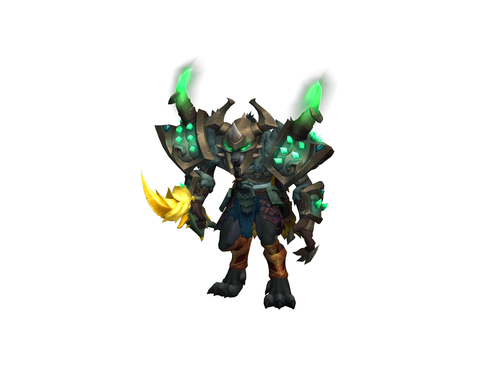 aramanes 3D character render