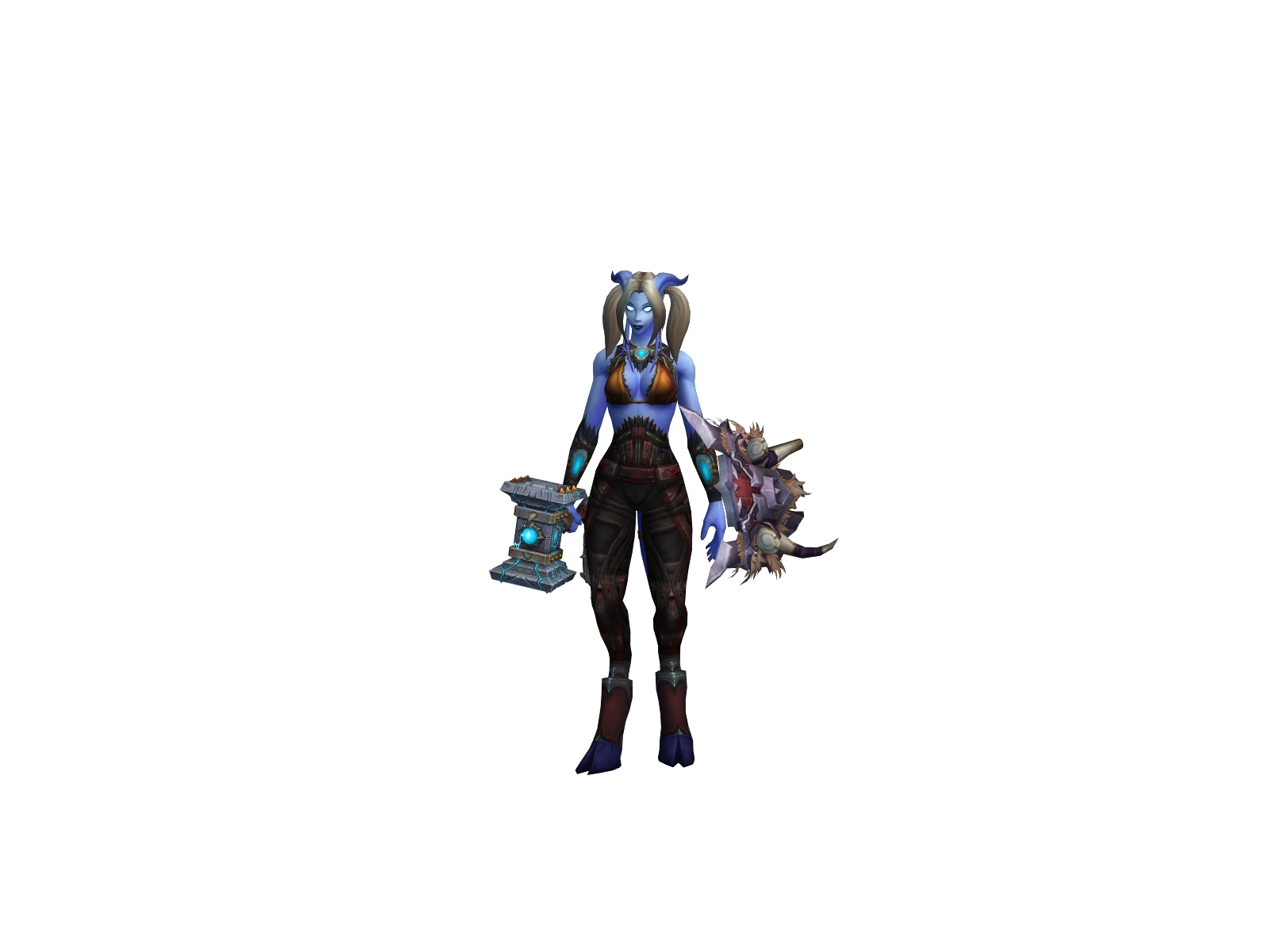 Haraah 3D character render